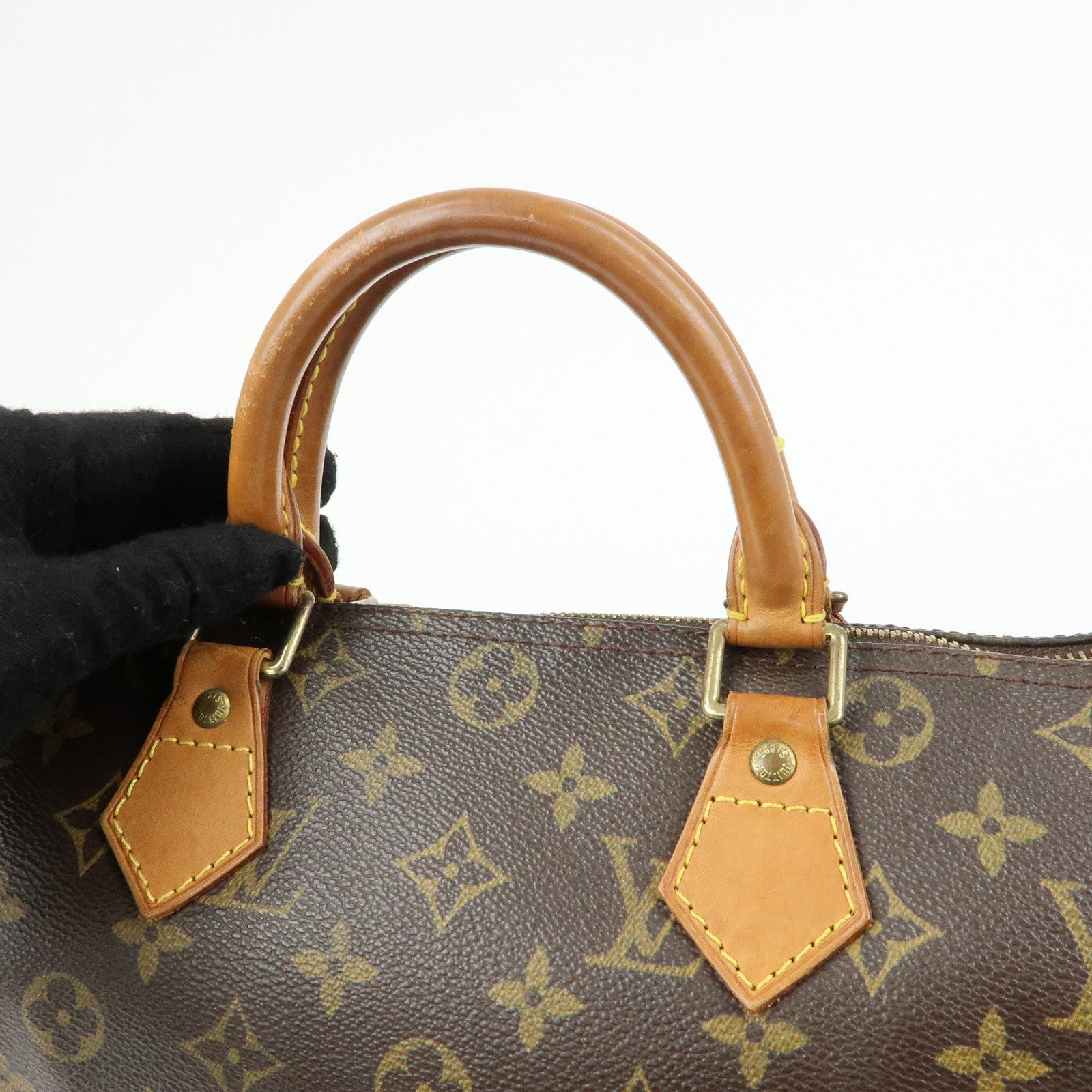 Louis Vuitton Monogram Speedy 30 Boston Bag Hand Bag Brown M41526