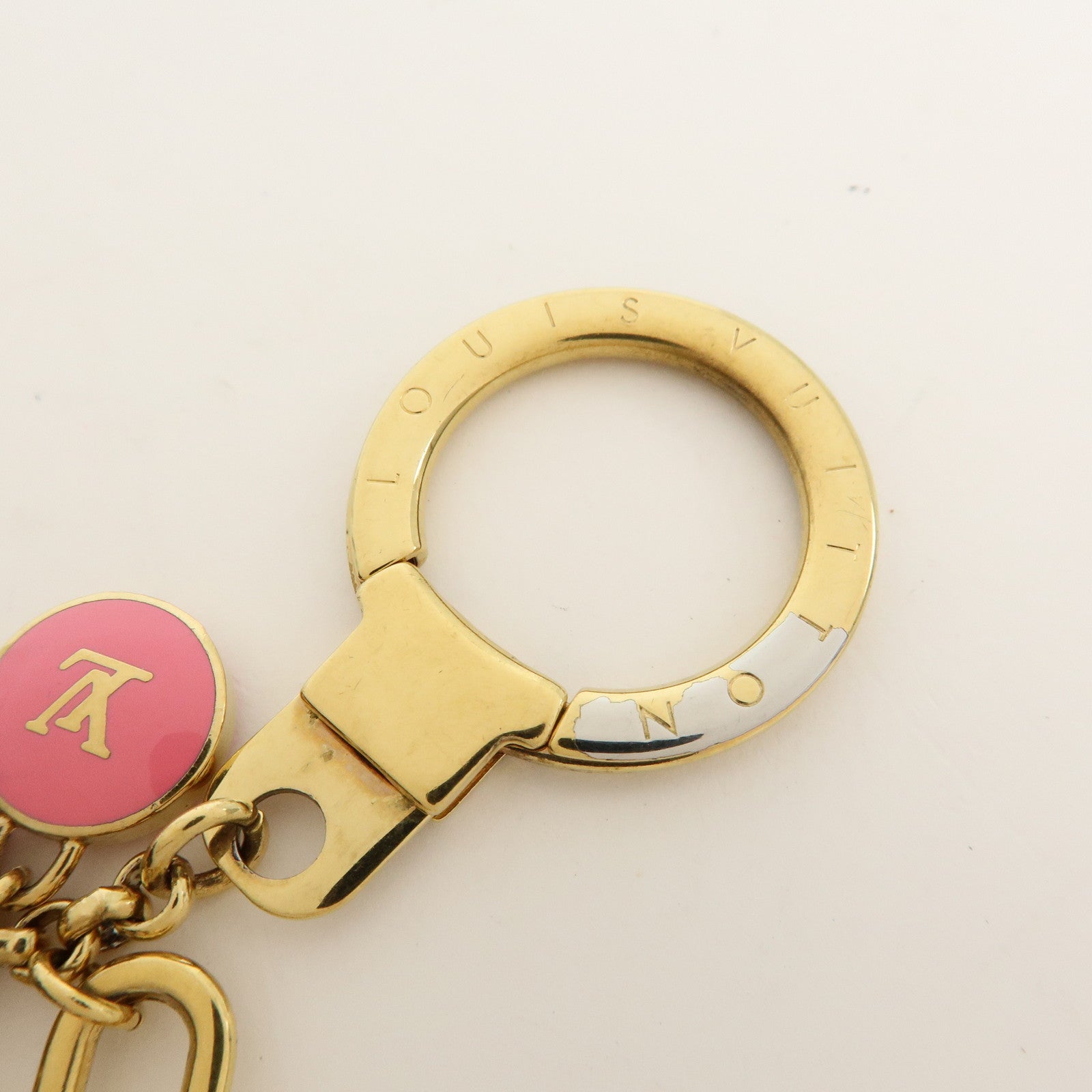 Louis Vuitton Porte Cles Pastilles Metal Bag Charm Key Chain M65646