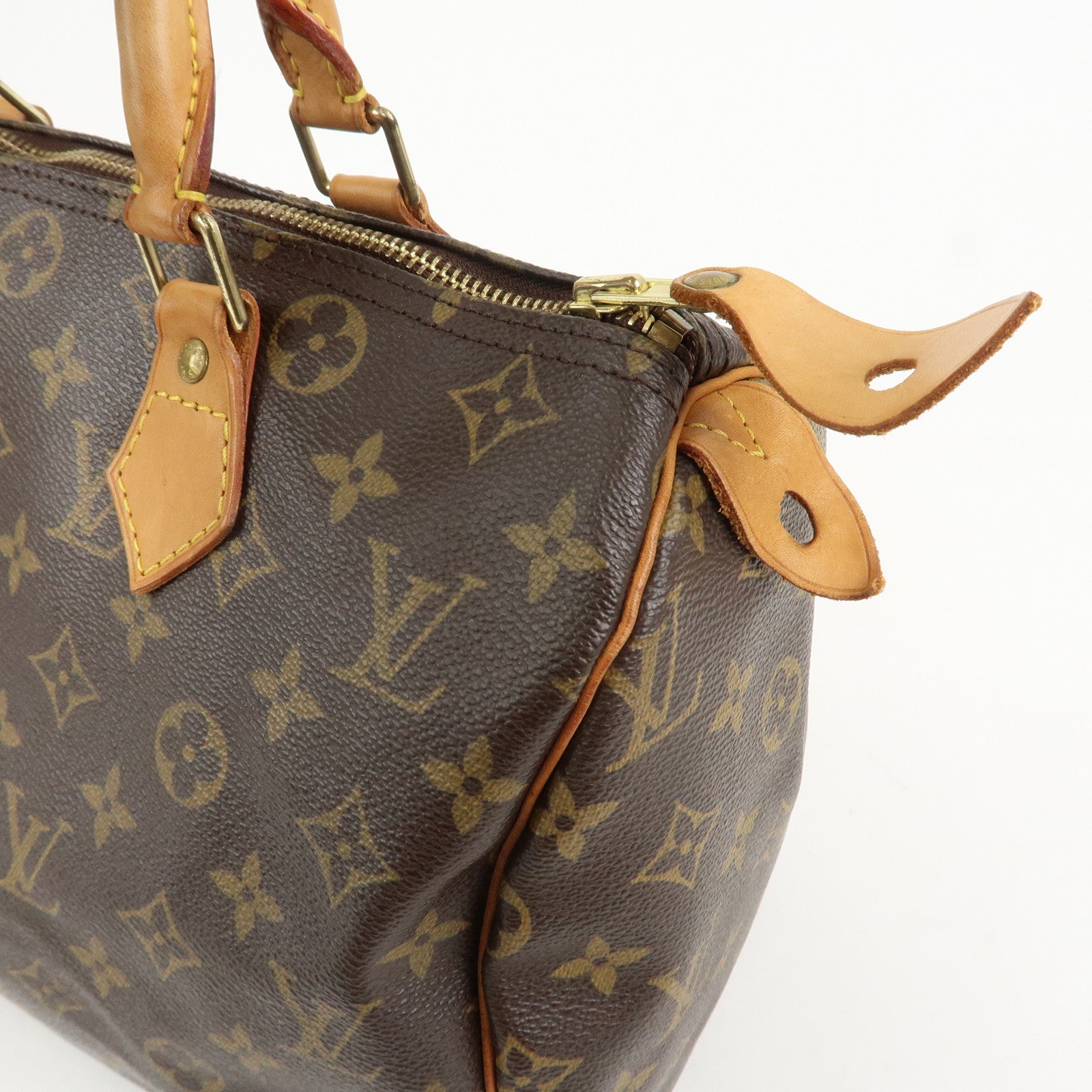 Louis Vuitton Monogram Speedy 30 Boston Bag Hand Bag Brown M41526