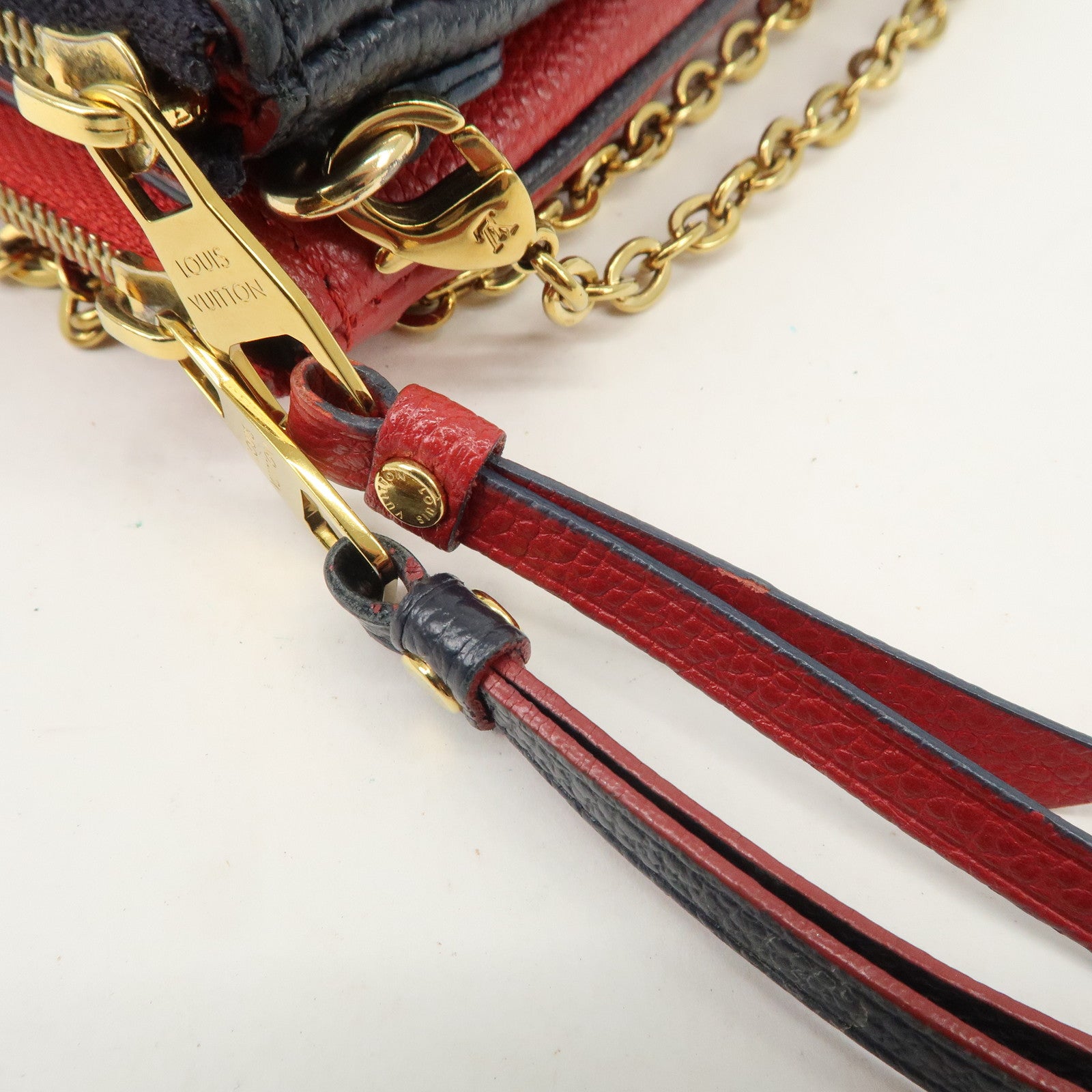 Louis Vuitton Monogram Empreinte Pochette Double Zip M63916 Used