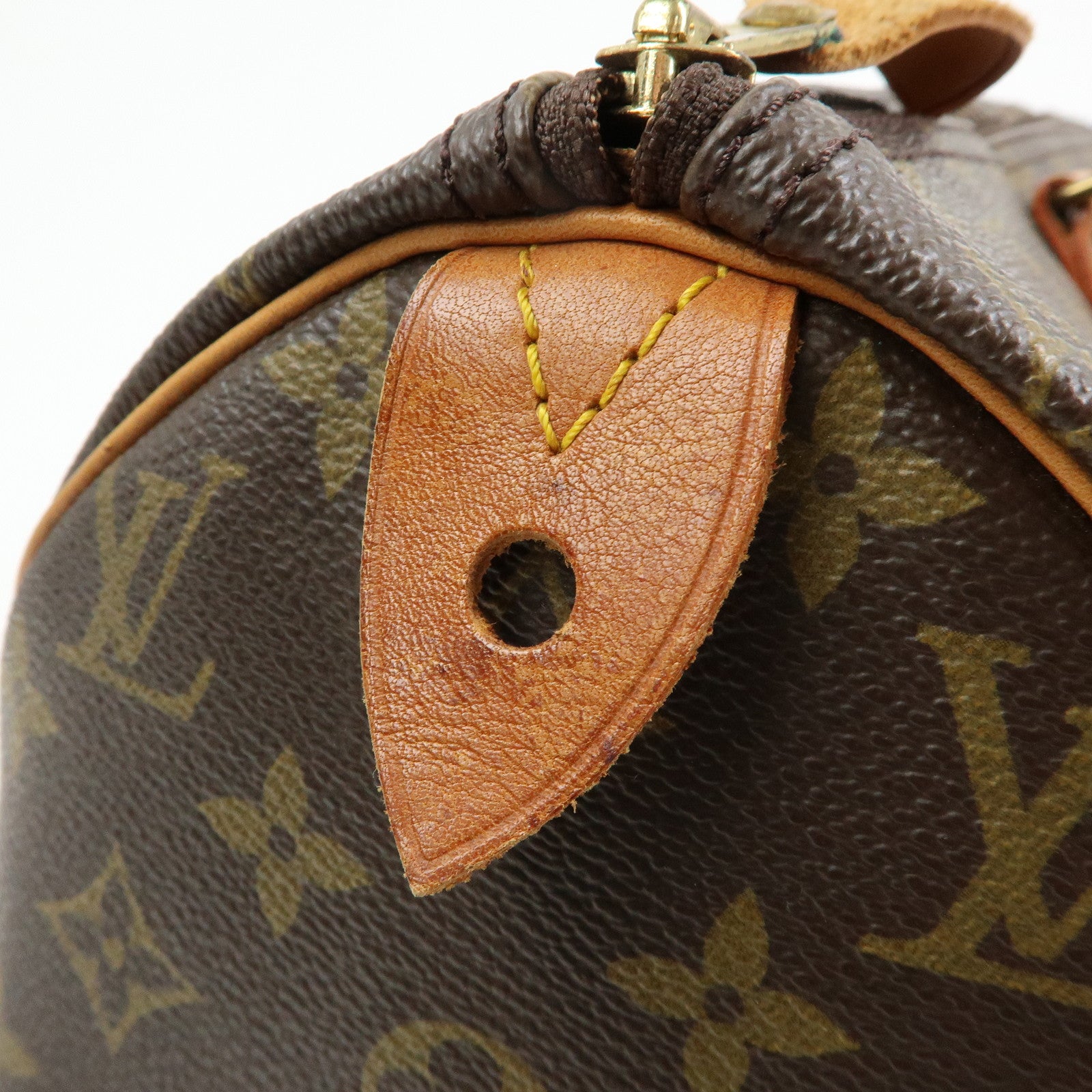 Louis Vuitton Monogram Speedy 40 Hand Bag Boston Bag Brown M41522