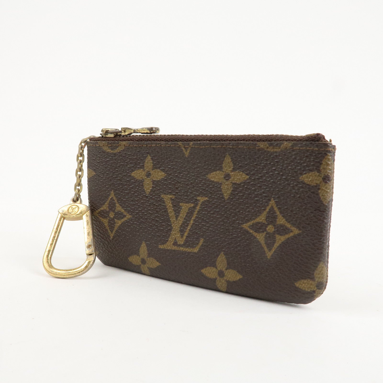Louis Vuitton Monogram Pochette Cles Coin Case Key Case M62650 Used
