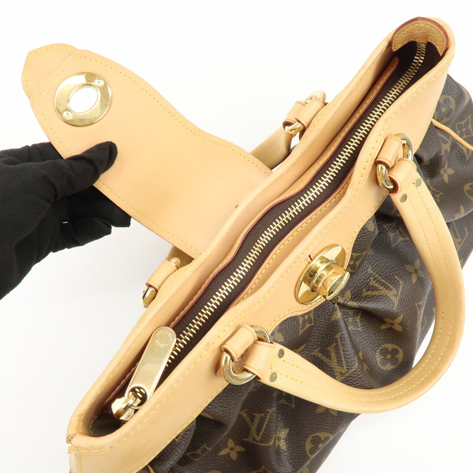 Louis Vuitton Monogram Boetie PM Hand Bag Brown M45715