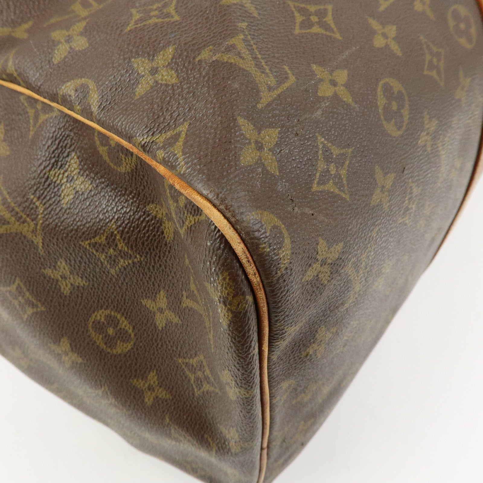 Louis Vuitton Monogram Sac Souple 55 Boston Bag Brown M41622