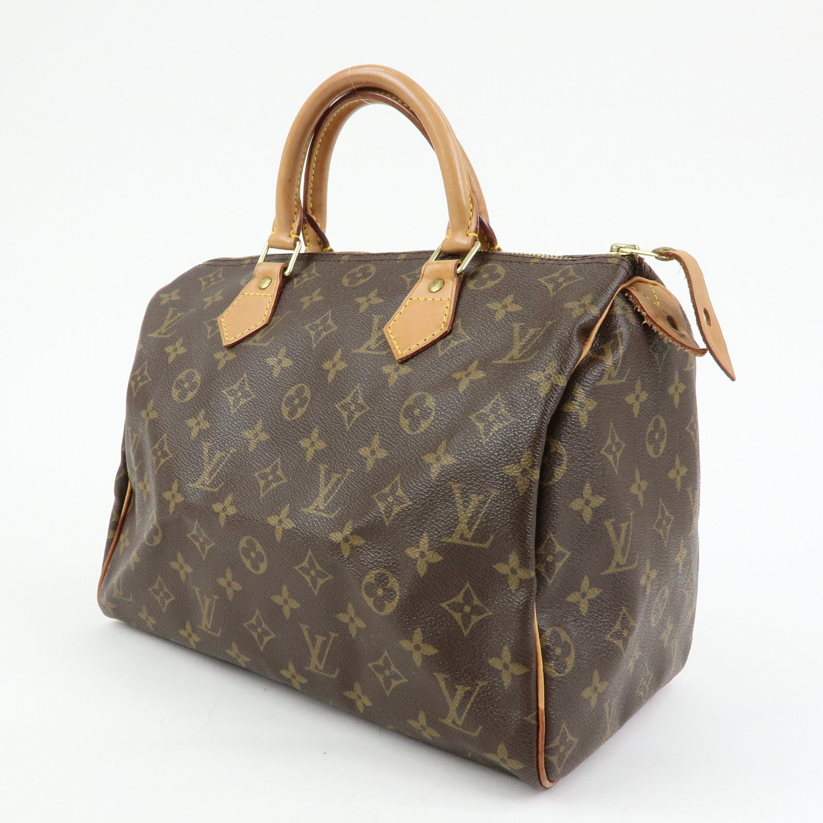 Louis Vuitton Monogram Speedy 30 Boston Bag Hand Bag Brown M41526