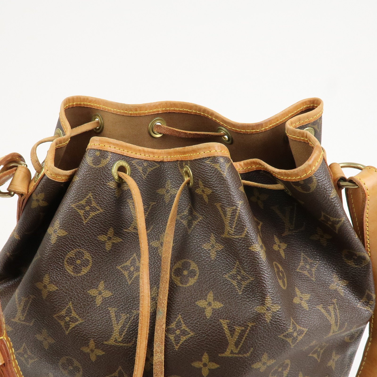 Louis Vuitton Monogram Noe Shoulder Bag Hand Bag Brown M42224