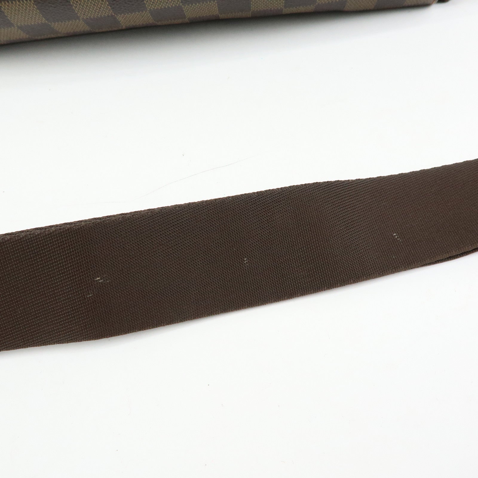 Louis Vuitton Damier Spencer Shoulder Bag Damier Ebene Brown N58021