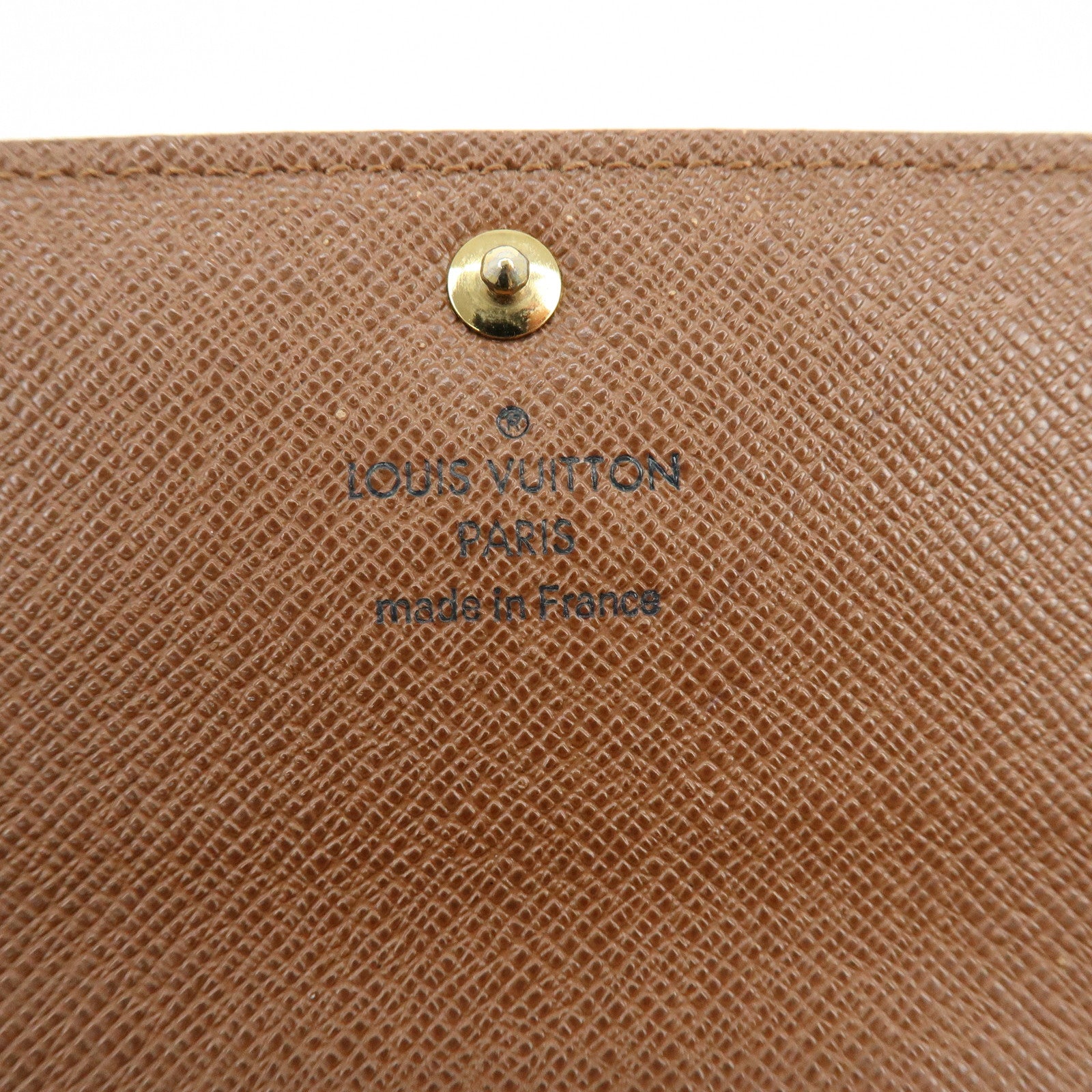 Louis Vuitton Monogram Portefeuille Sarah Long Wallet Brown M61734