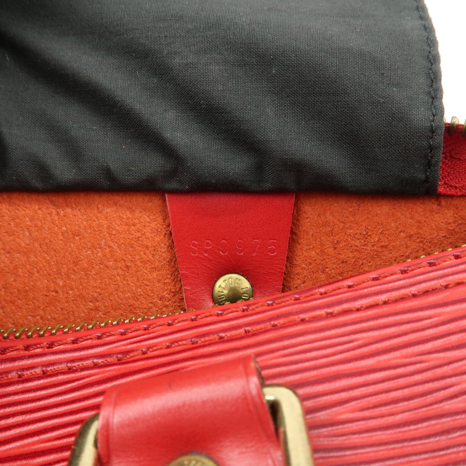 Louis Vuitton Epi Speedy 25 Hand Bag Castilian Red M43017