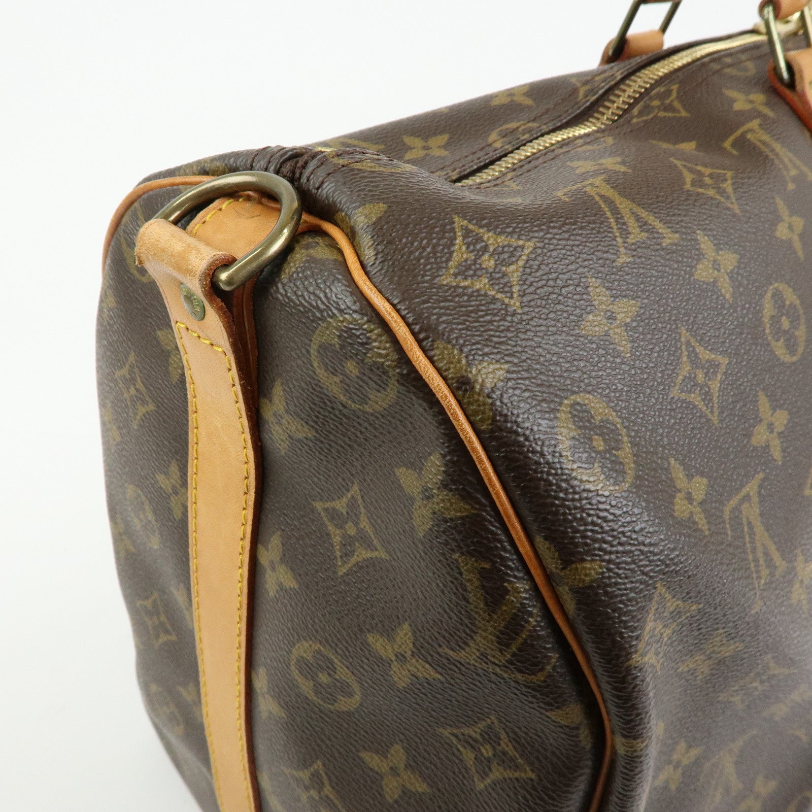 Louis Vuitton Monogram Keep All Bandouliere 50 Boston Bag M41416