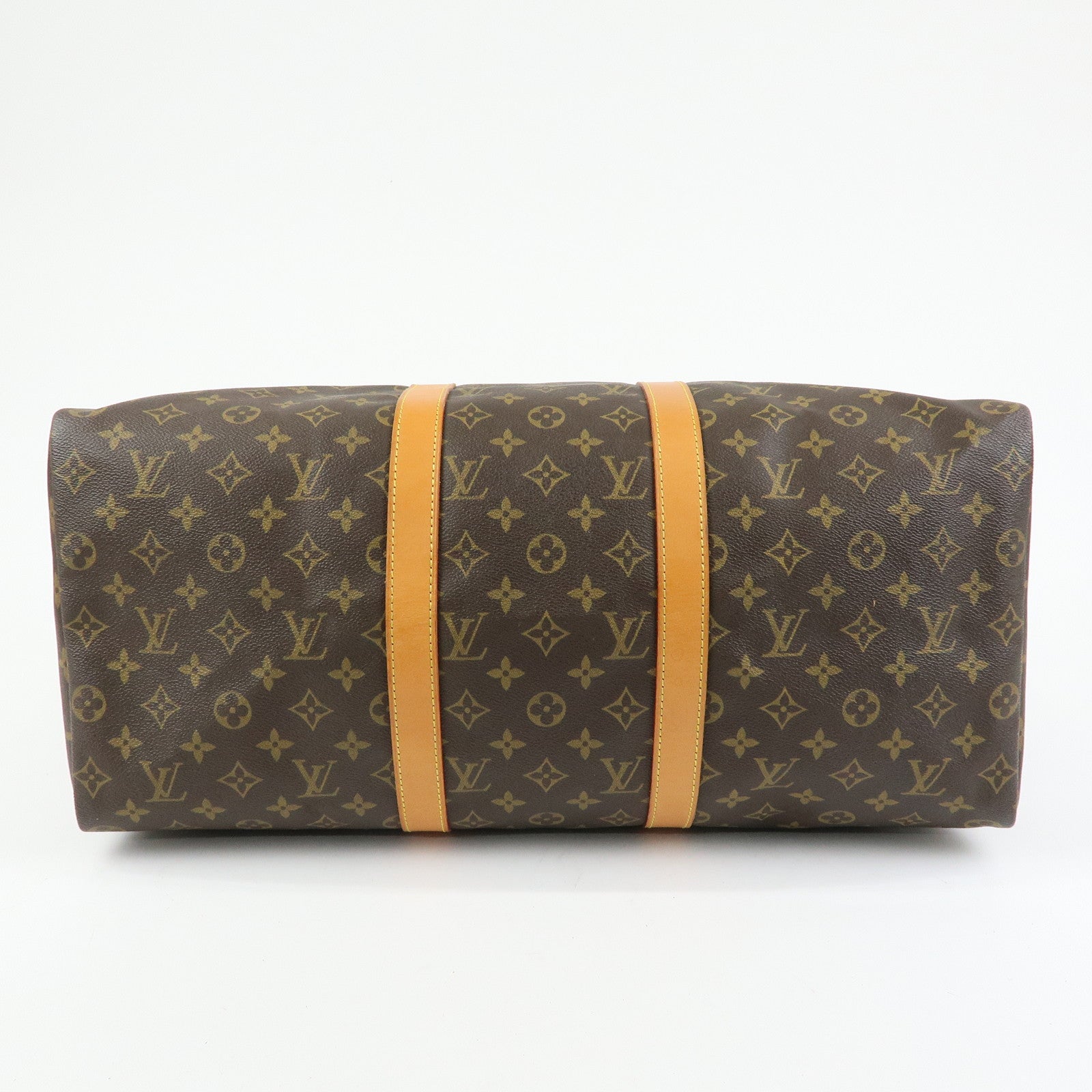 Louis Vuitton Monogram Keep All 50 Boston Bag Hand Bag Brown M41426