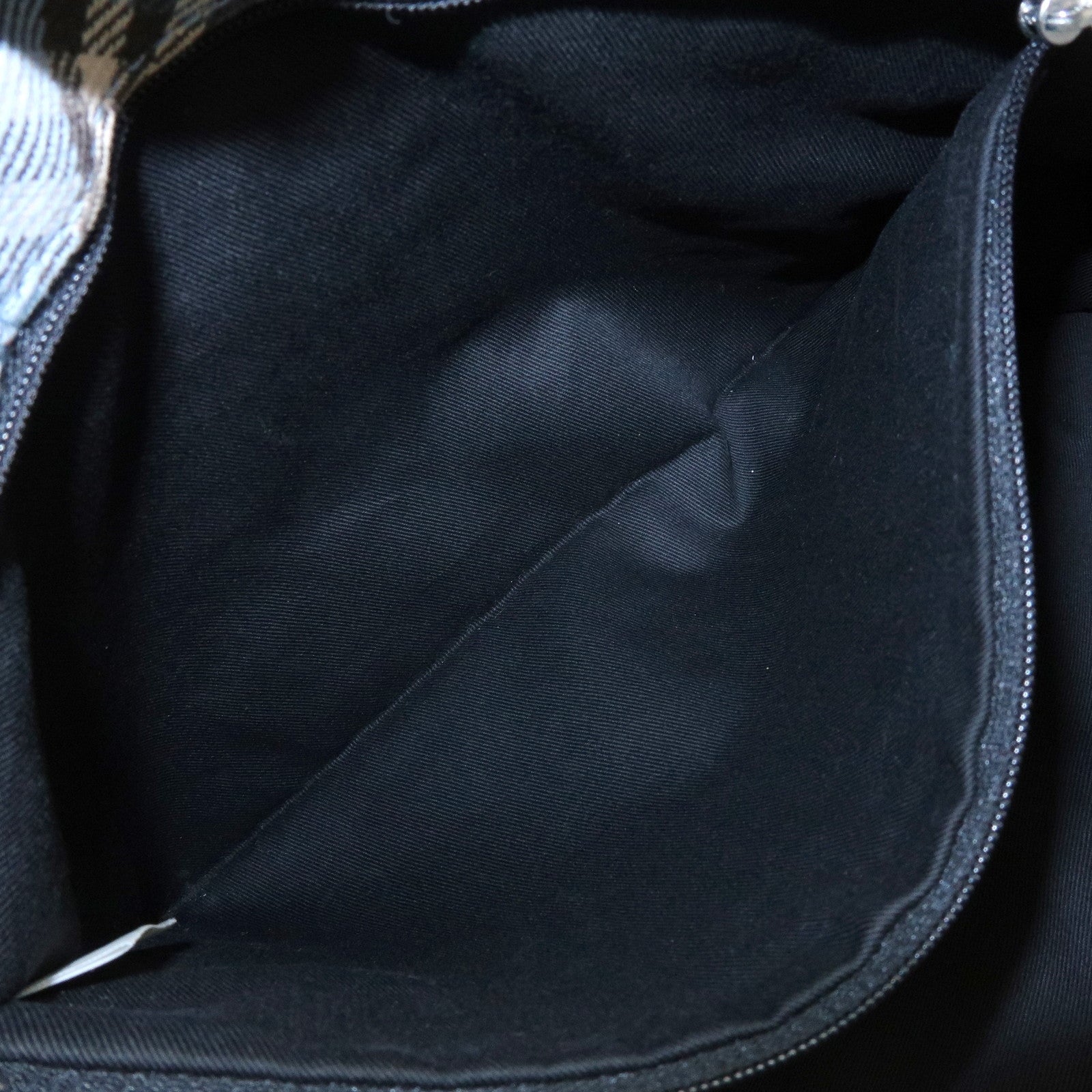 BURBERRY Blue Label Canvas Tote Bag Shoulder Bag Blue Brown