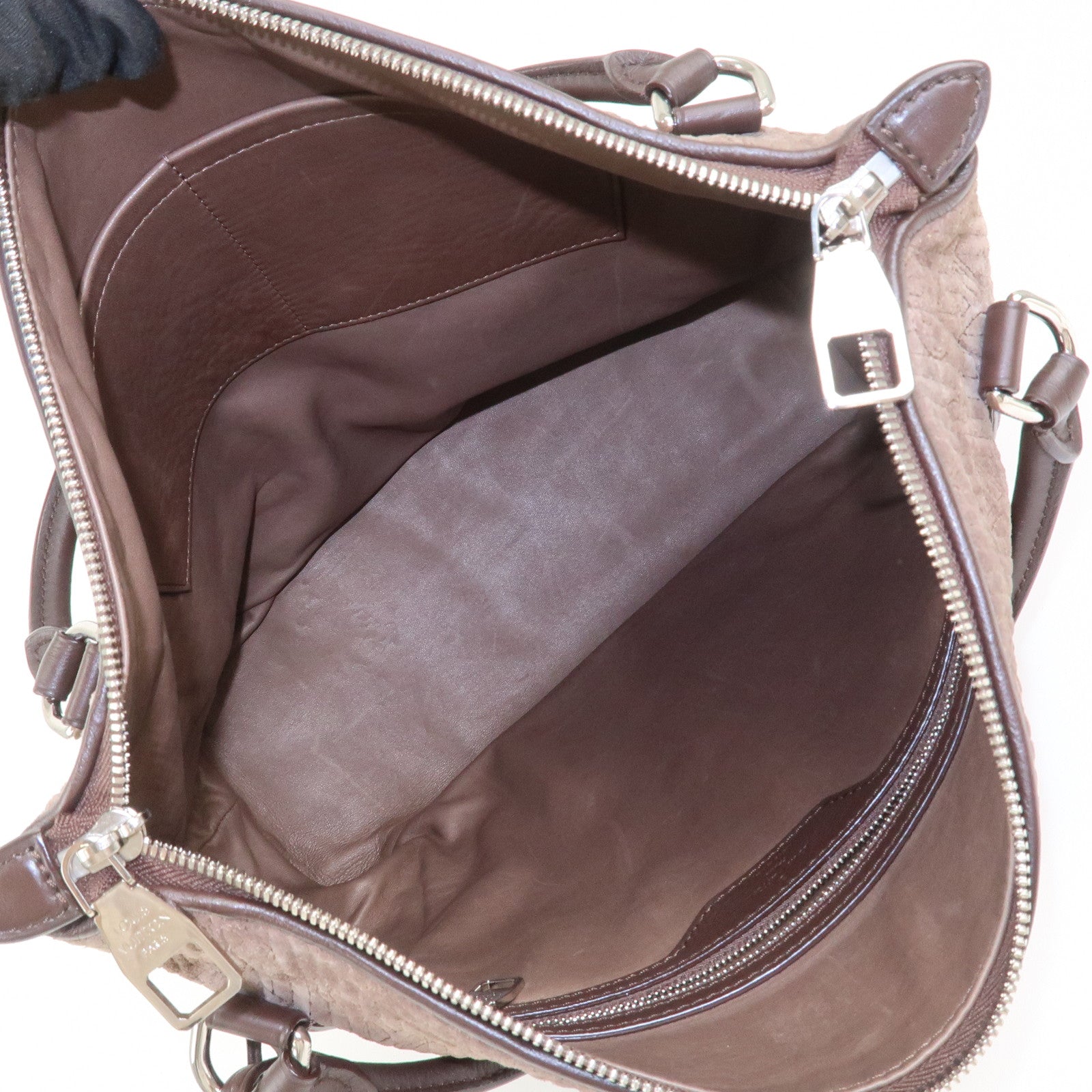 Louis Vuitton Monogram Antheia Ixia MM Hand Bag Brun Brown M93832