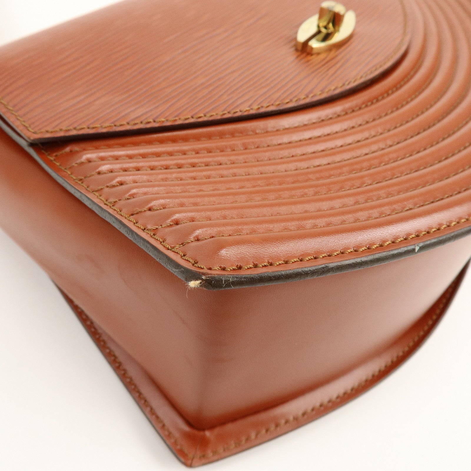 Louis Vuitton Epi Tilsit Shoulder Bag Hand Bag Kenya Brown M52483