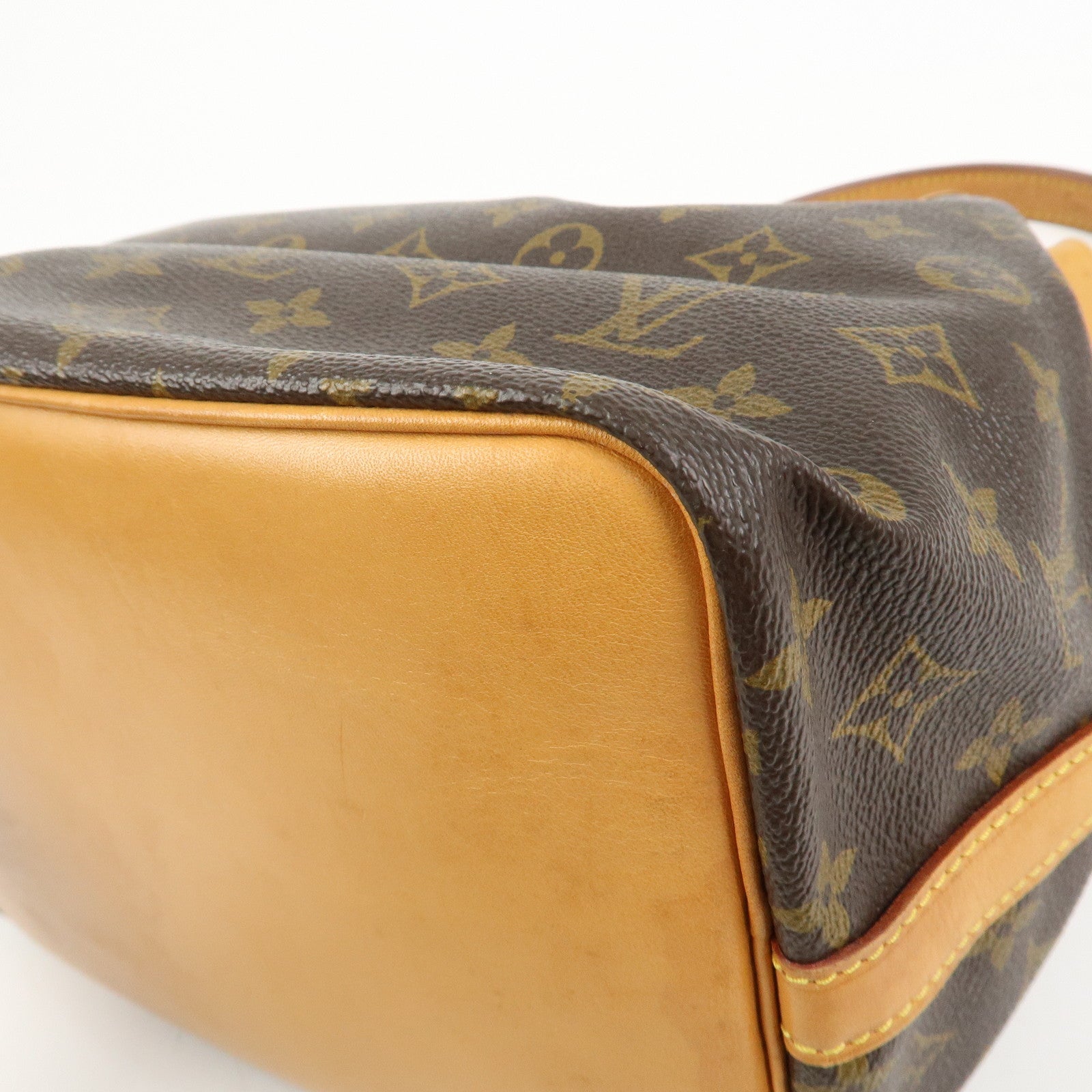 Louis Vuitton Monogram Petit Noe Shoulder Bag Brown M42226