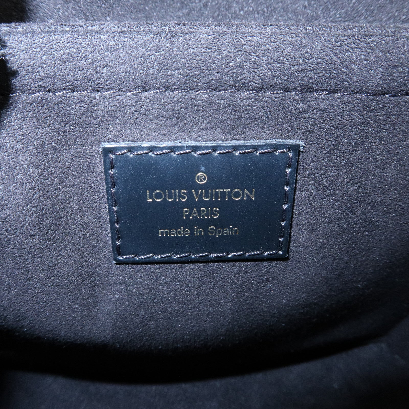 Louis Vuitton Monogram Epi Saint Michel Shoulder Brown Noir M44030