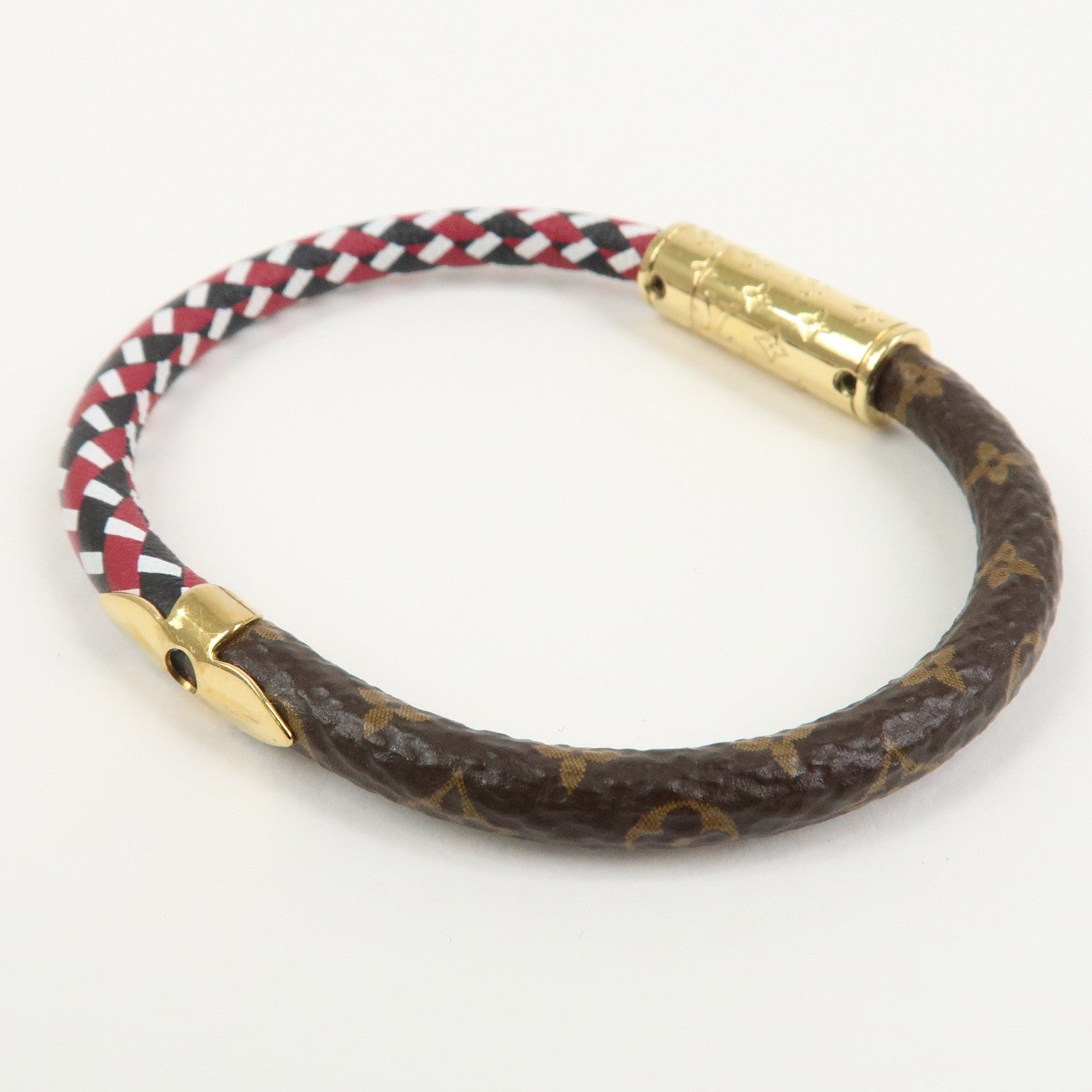 Louis Vuitton Monogram Bracelet Daily Escape Brown Multicolor M8010