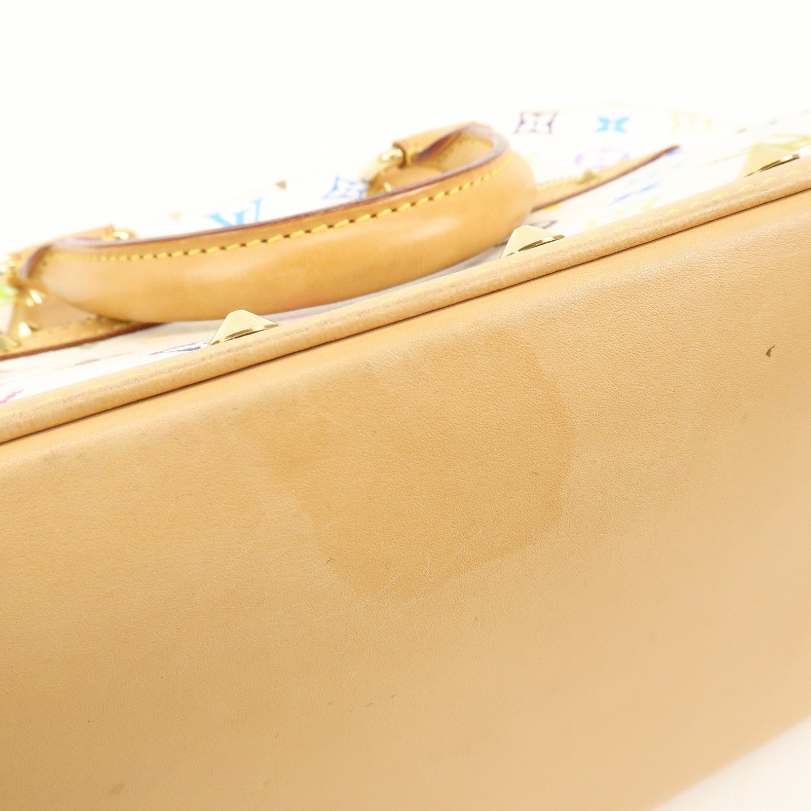 Louis Vuitton Monogram Multicolor Alma PM Hand Bag Blanc M92647