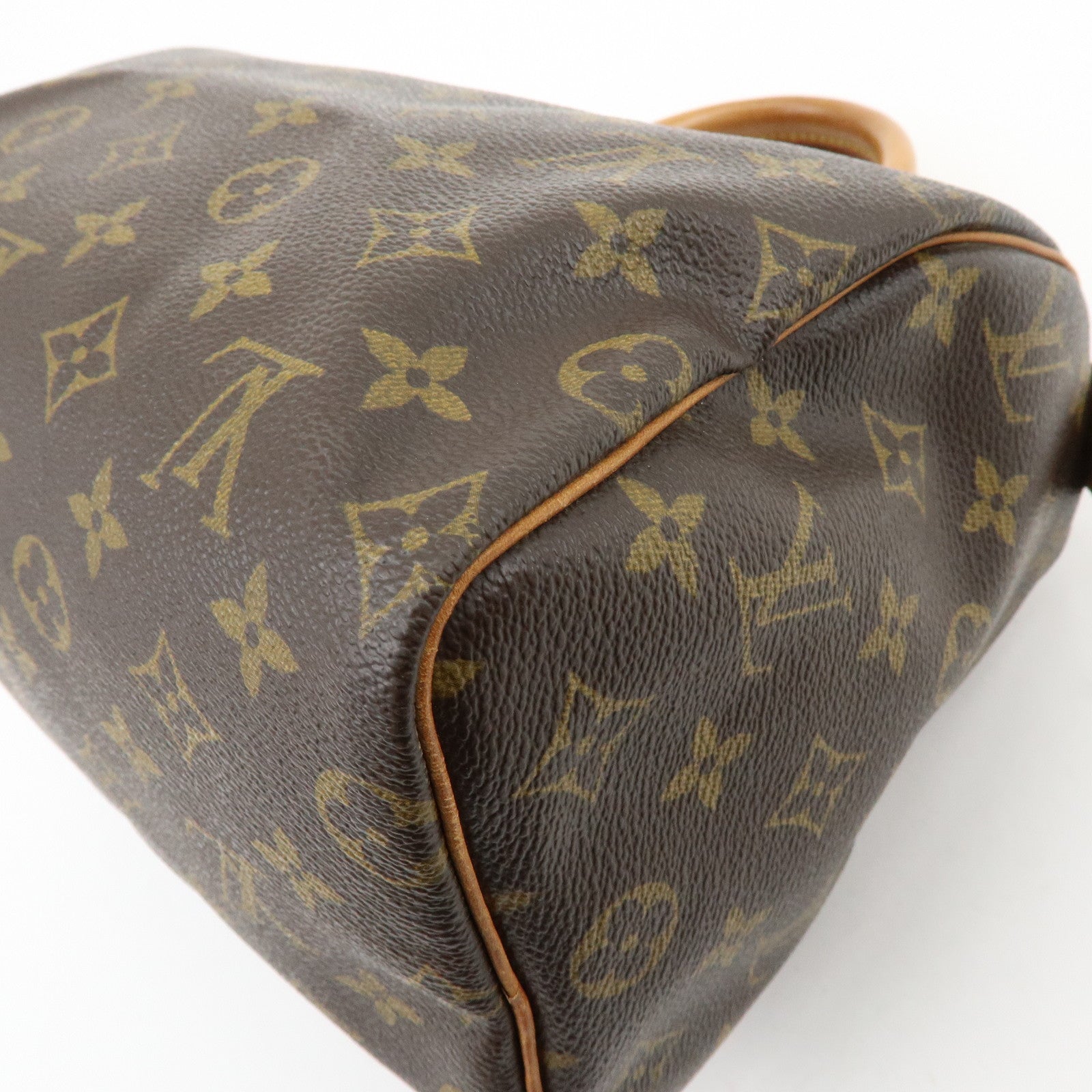 Louis Vuitton Monogram Speedy 25 Boston Bag Hand Bag Brown M41528