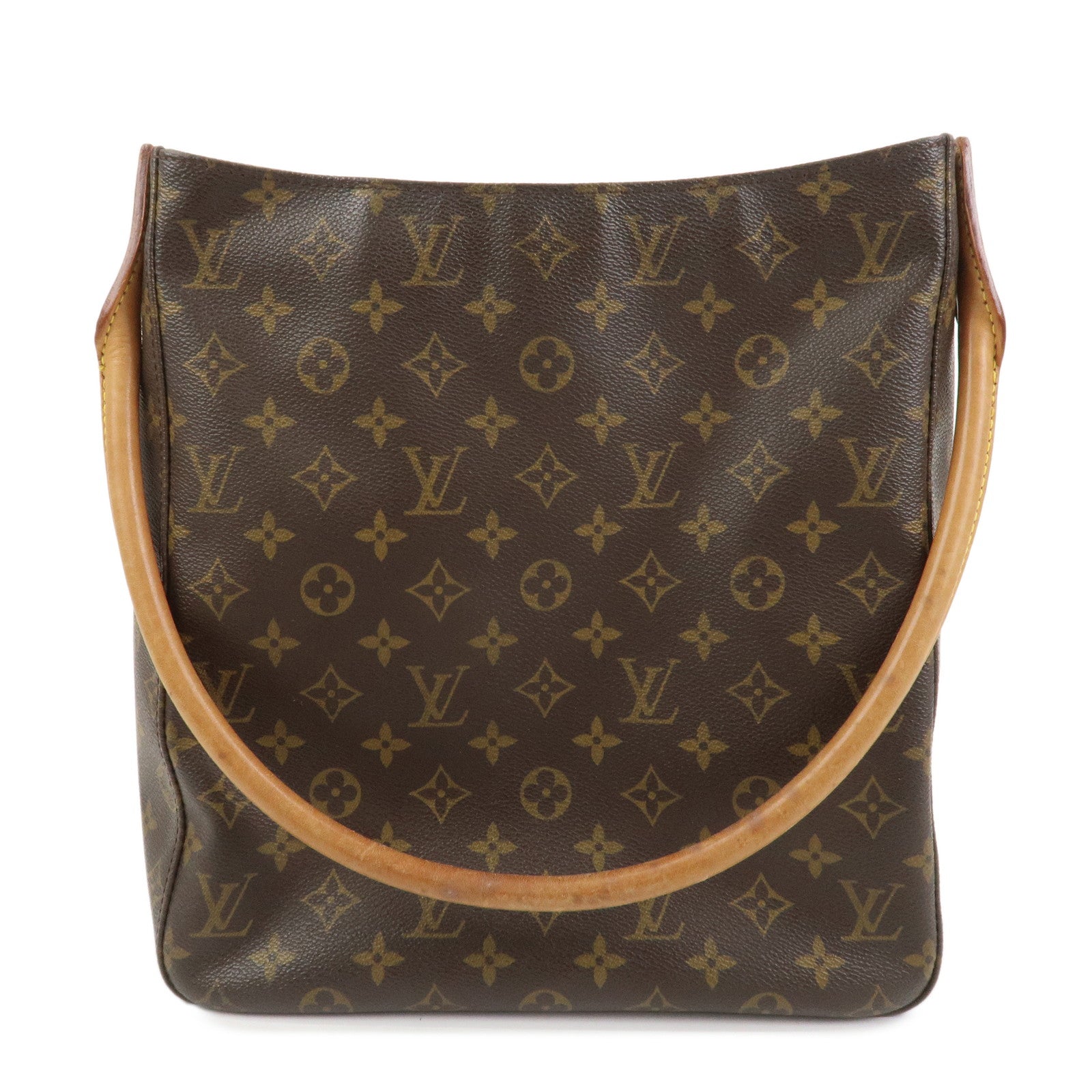 Louis Vuitton Monogram Looping GM Shoulder Bag Brown M51145
