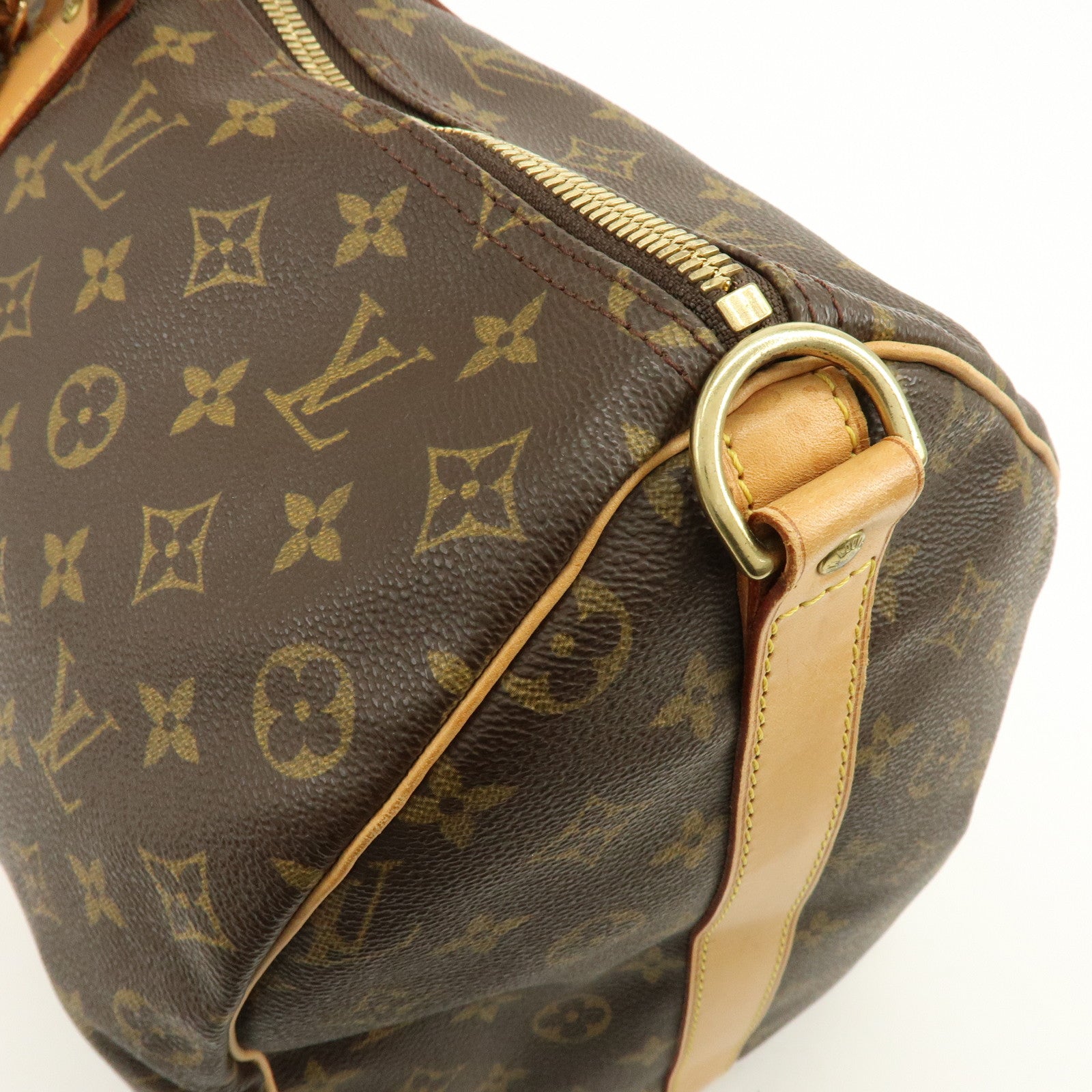Louis Vuitton Monogram Keep All Bandouliere 50 Boston Bag M41416