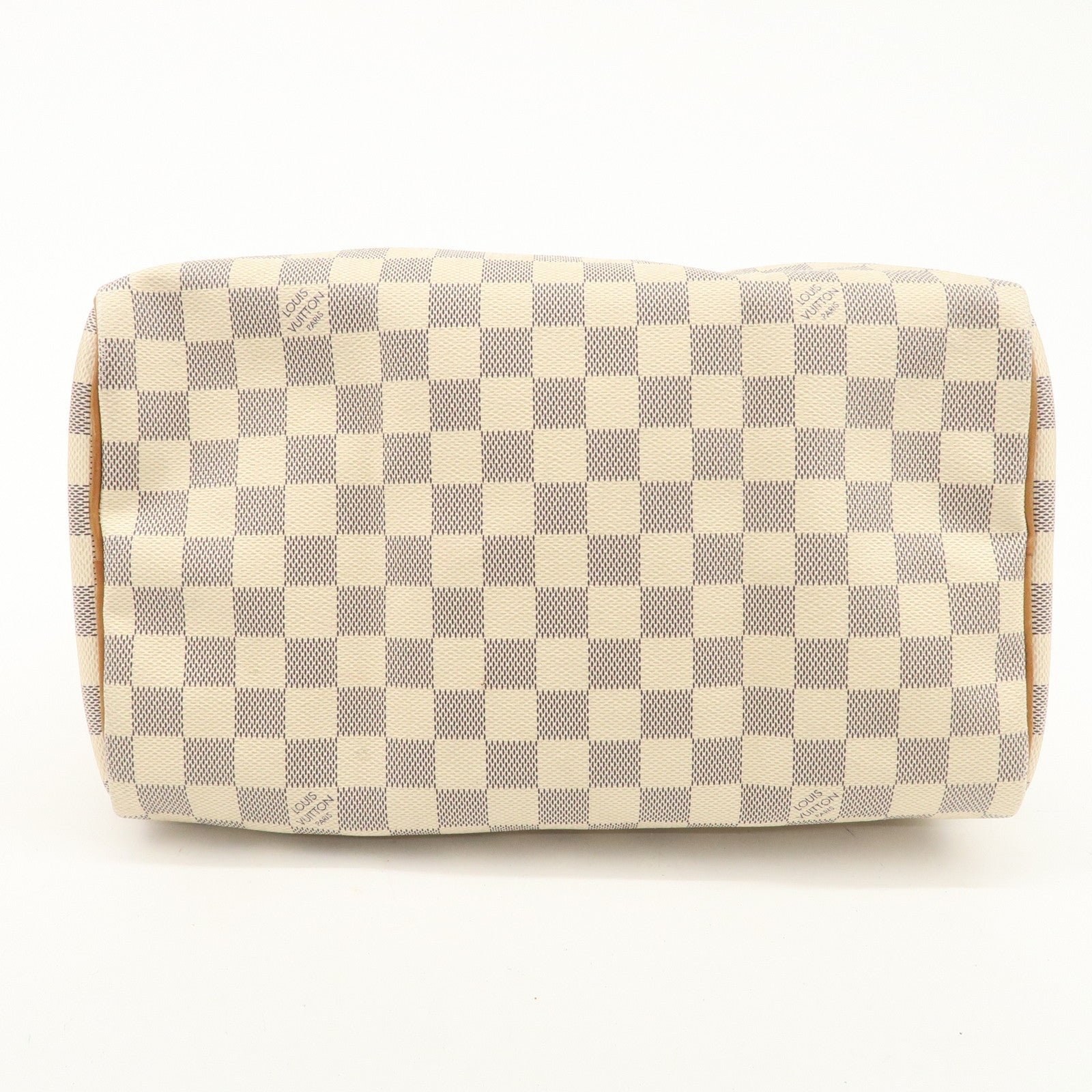 Louis Vuitton Damier Azur Speedy 30 Hand Bag Boston Bag N41533 Used