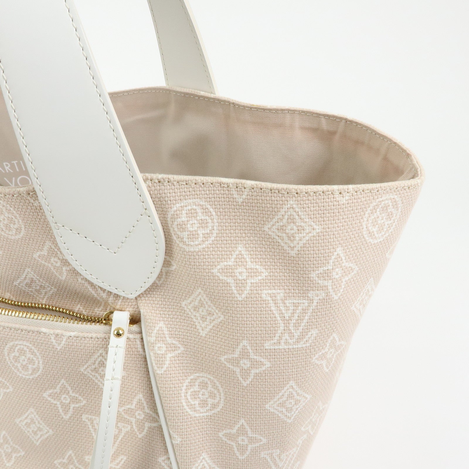 Louis Vuitton Monogram Beach Line Cabas Ipanema GM Sable M95986
