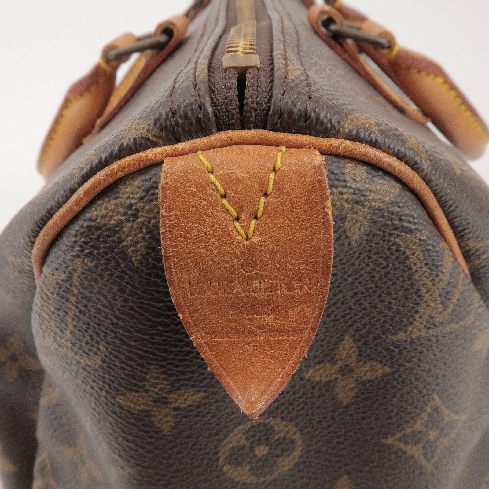 Louis Vuitton Monogram Speedy 30 Boston Bag Hand Bag Brown M41526