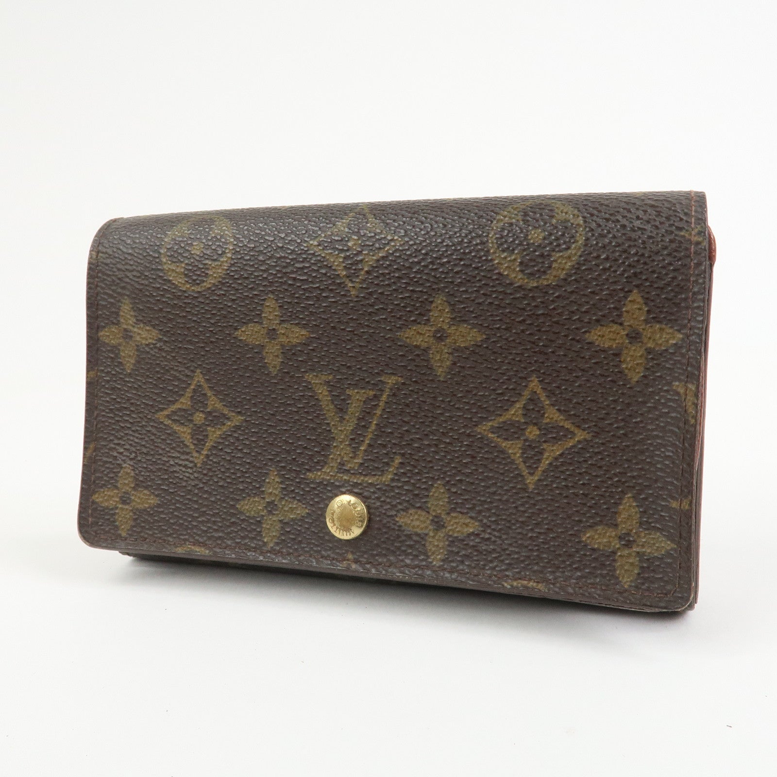 Louis Vuitton Monogram Set of 3 Bi-fold Wallets Brown M61730/M61663
