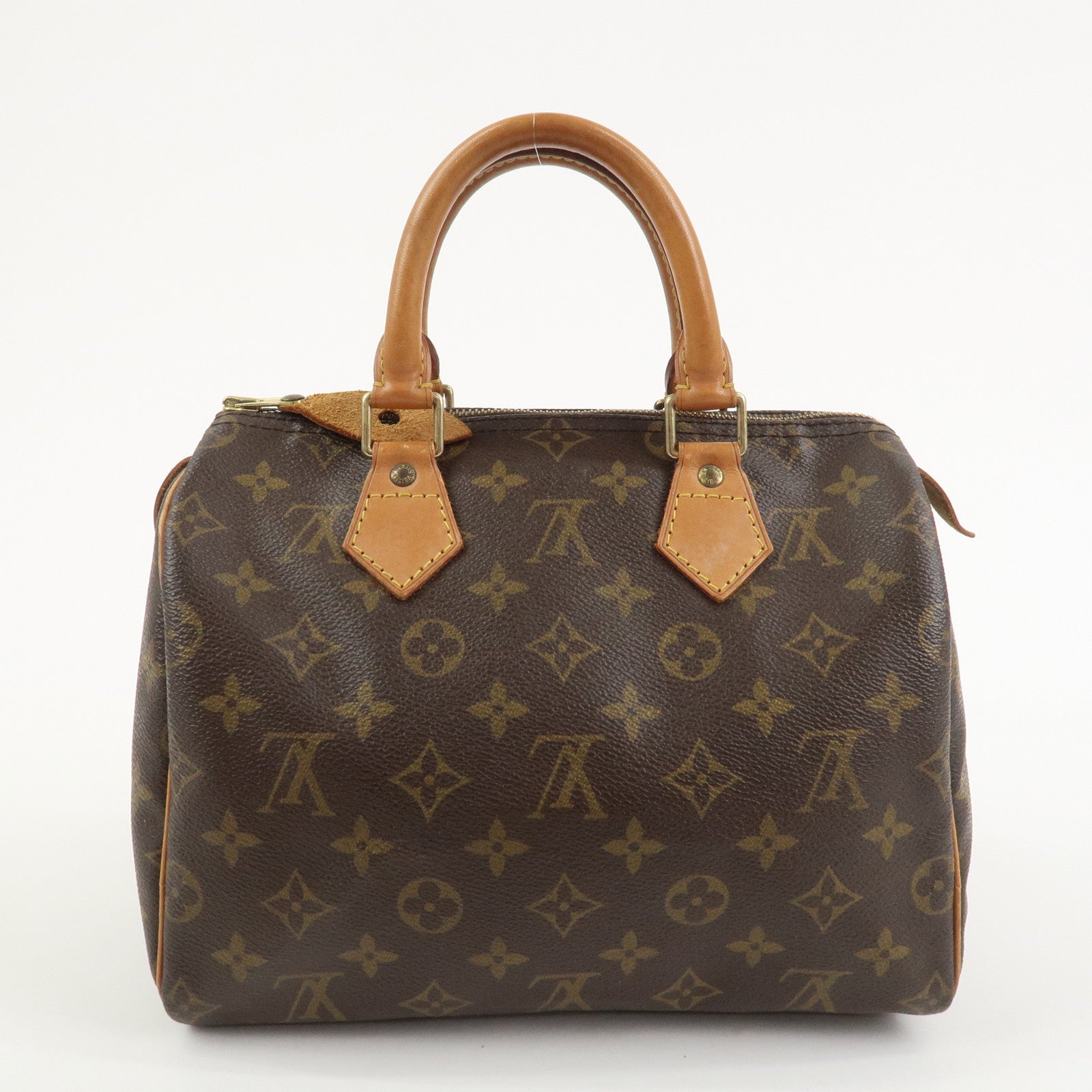 Louis Vuitton Monogram Speedy 25 Boston Bag Hand Bag Brown M41528