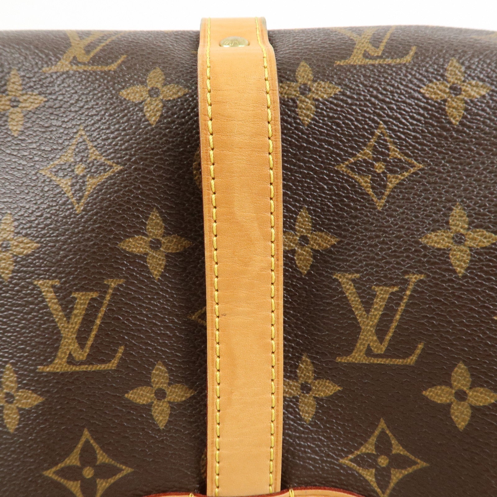 Louis Vuitton Monogram Saumur 30 Shoulder Bag Brown M42256
