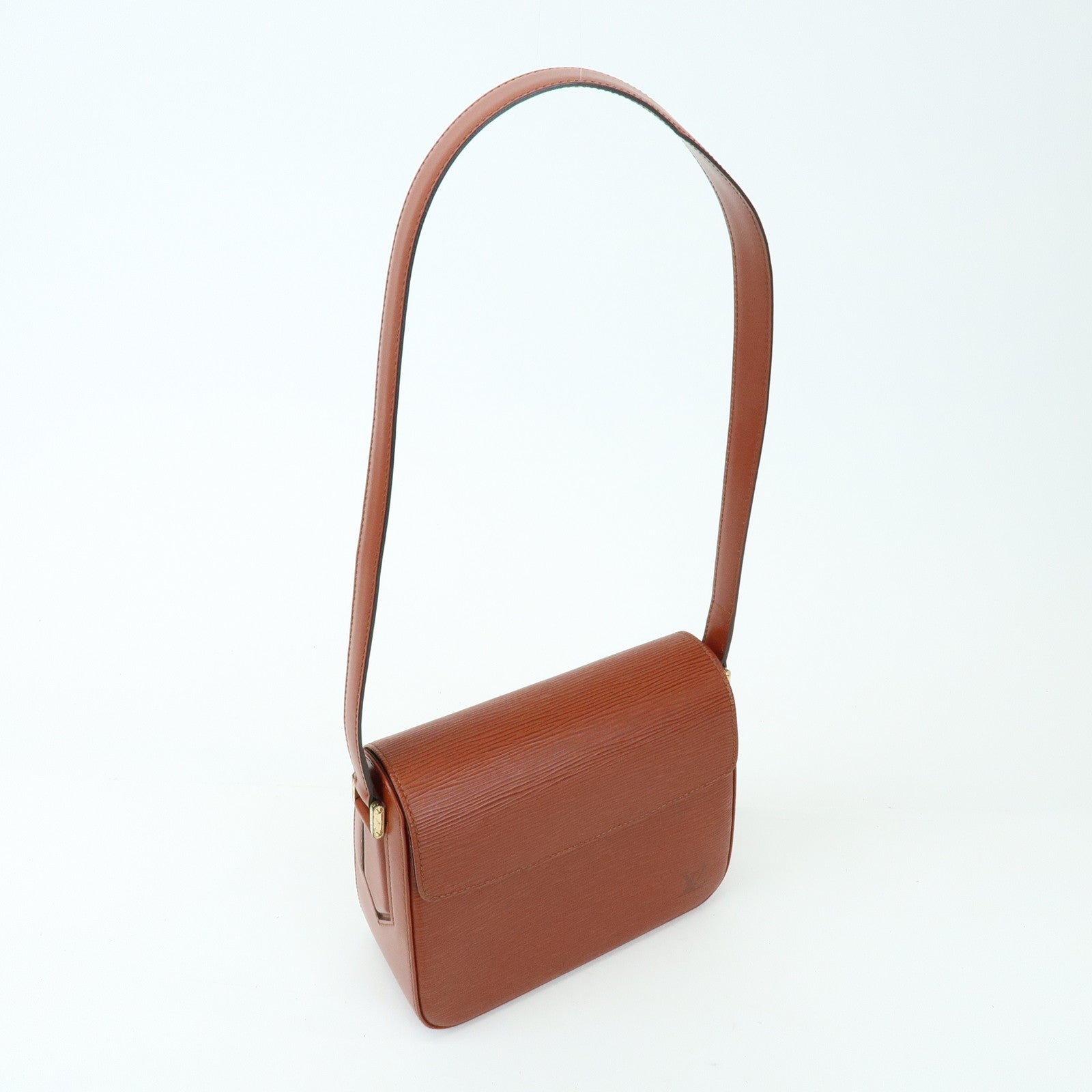Louis Vuitton Epi Leather Buci Shoulder Bag Kenya Brown M52203