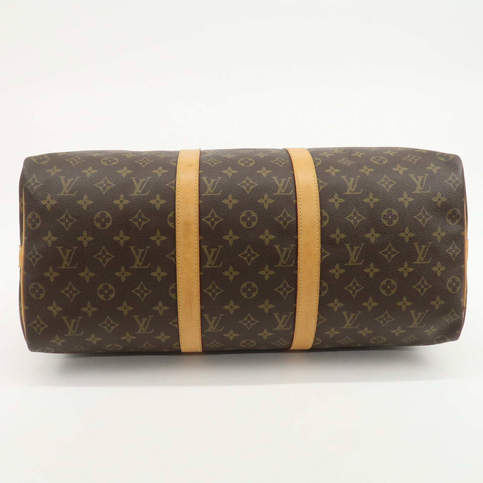 Louis Vuitton Monogram Keep All 50 Bandouliere Boston Bag M41416