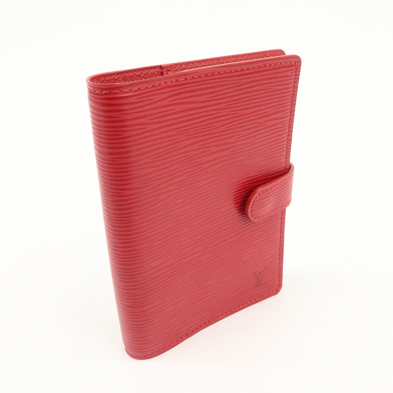 Louis Vuitton Epi Agenda PM Planner Cover Castillian Red R20057