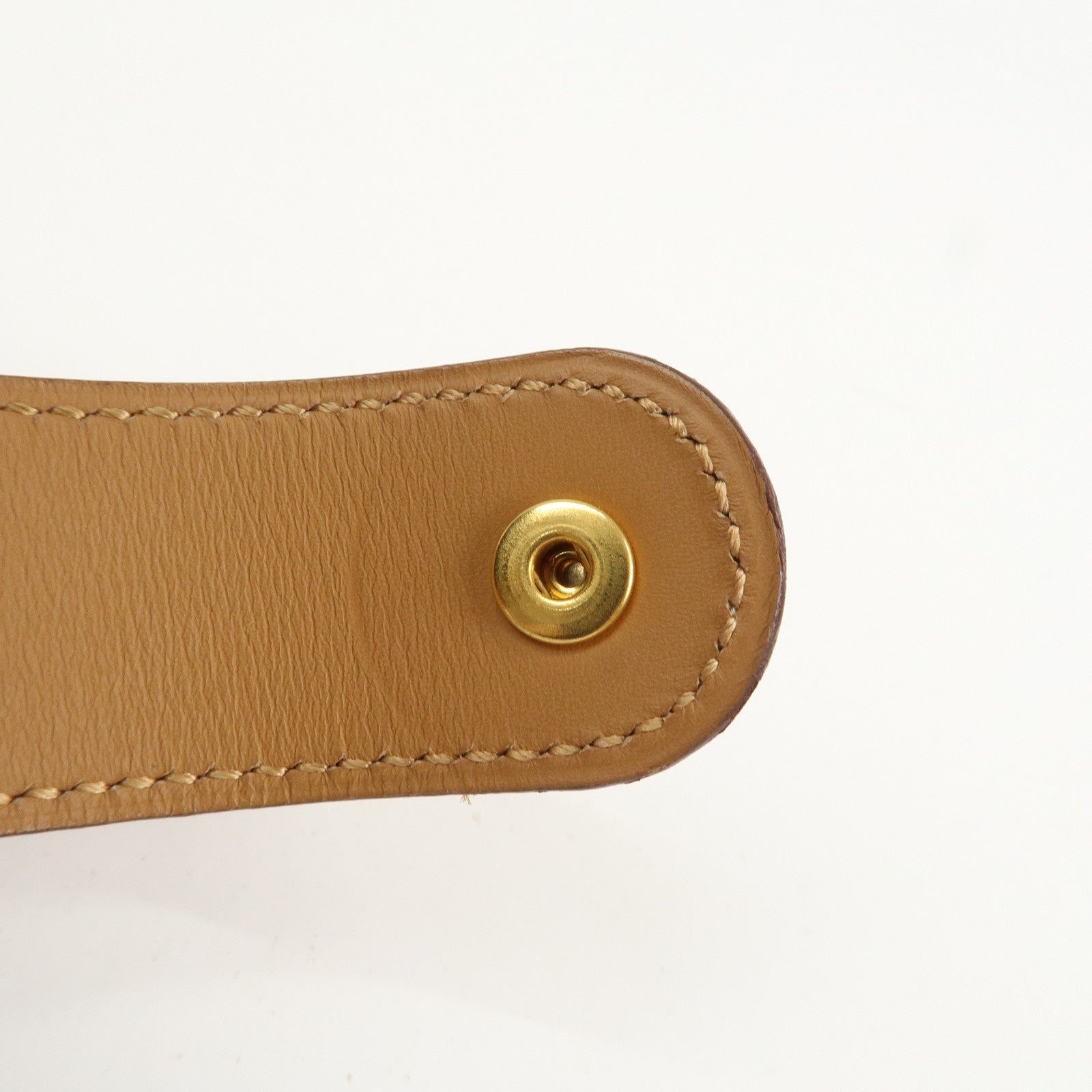 HERMES Medor Leather Bracelet Brown