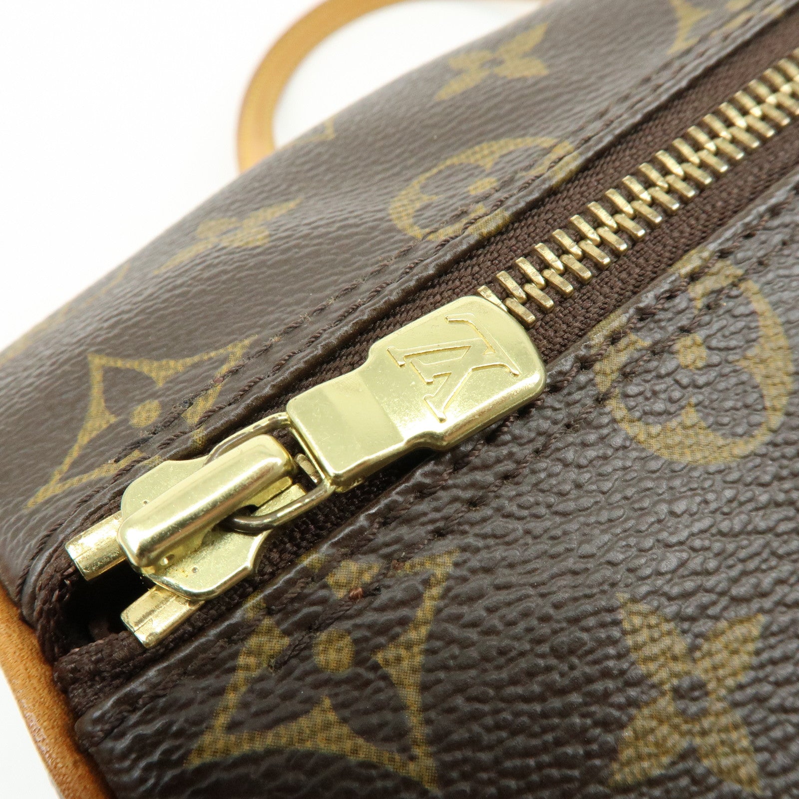 Louis Vuitton Monogram Papillon 26 Canvas Hand Bag Brown M51386