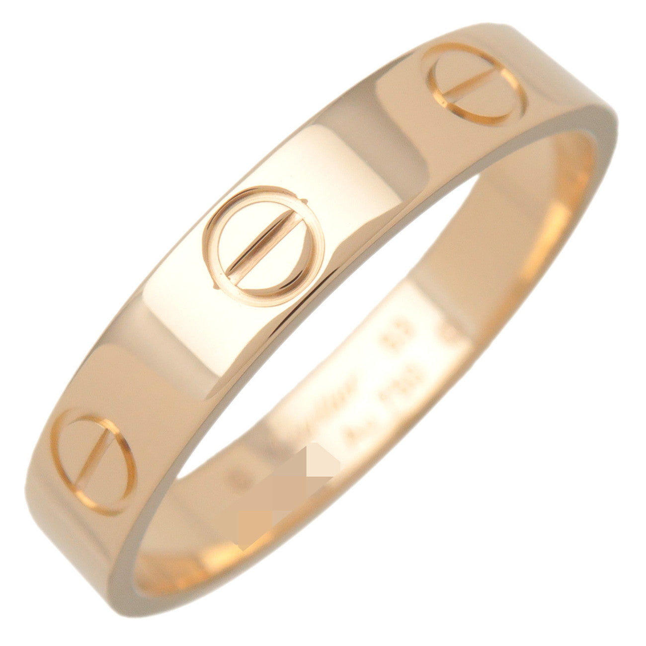 Cartier Mini Love Ring K18 750YG Yellow Gold #53 US6.5 EU53 HK14