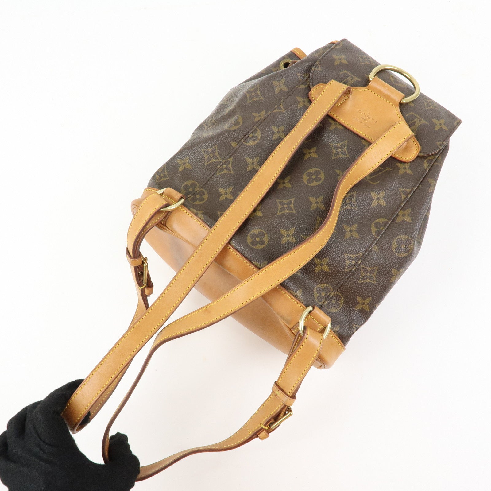 Louis Vuitton Monogram Montsouris MM Backpack Brown M51136