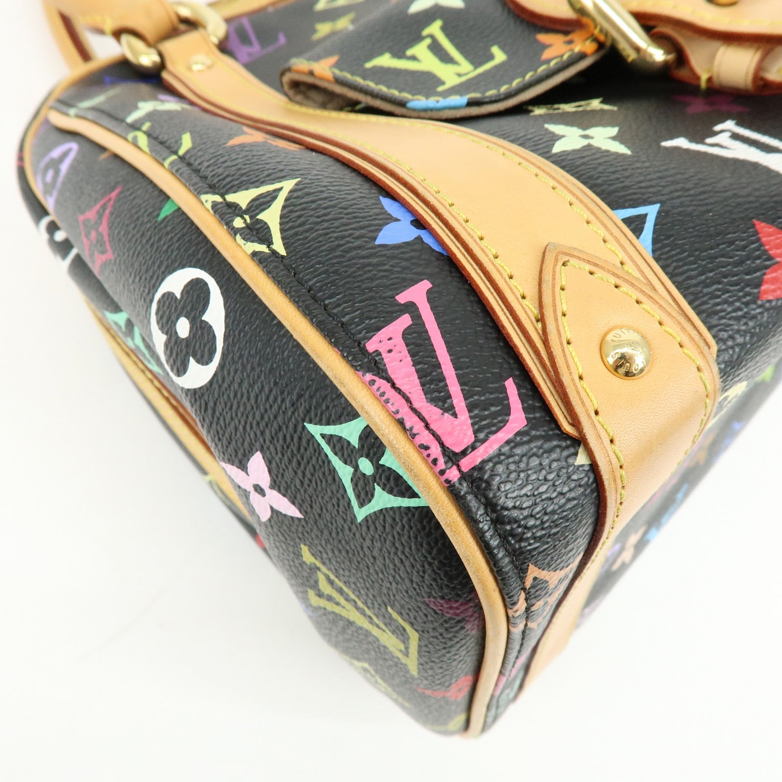 Louis Vuitton Monogram Multicolor Priscilla Hand Bag Noir M40097