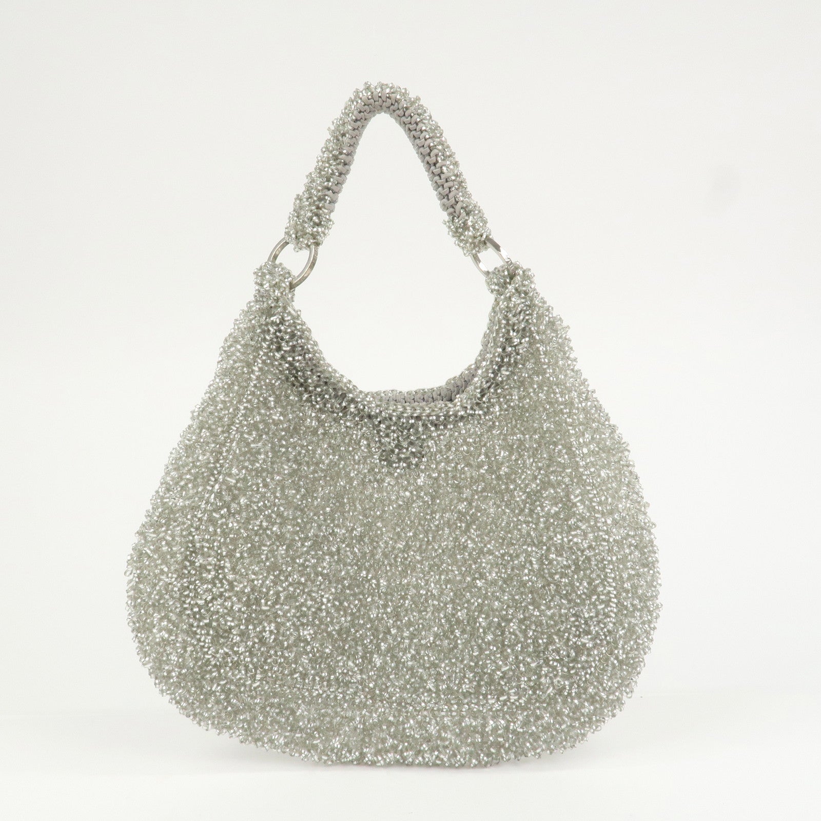 ANTEPRIMA PVC Hand Bag Shoulder Bag Clear Transparent Silver