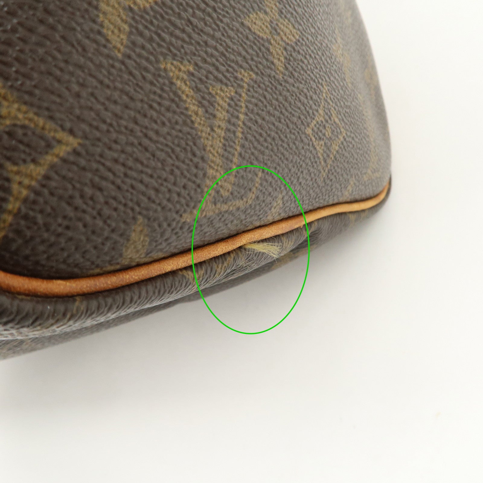 Louis Vuitton Monogram Speedy 30 Hand Bag Boston Bag Brown M41526 Used