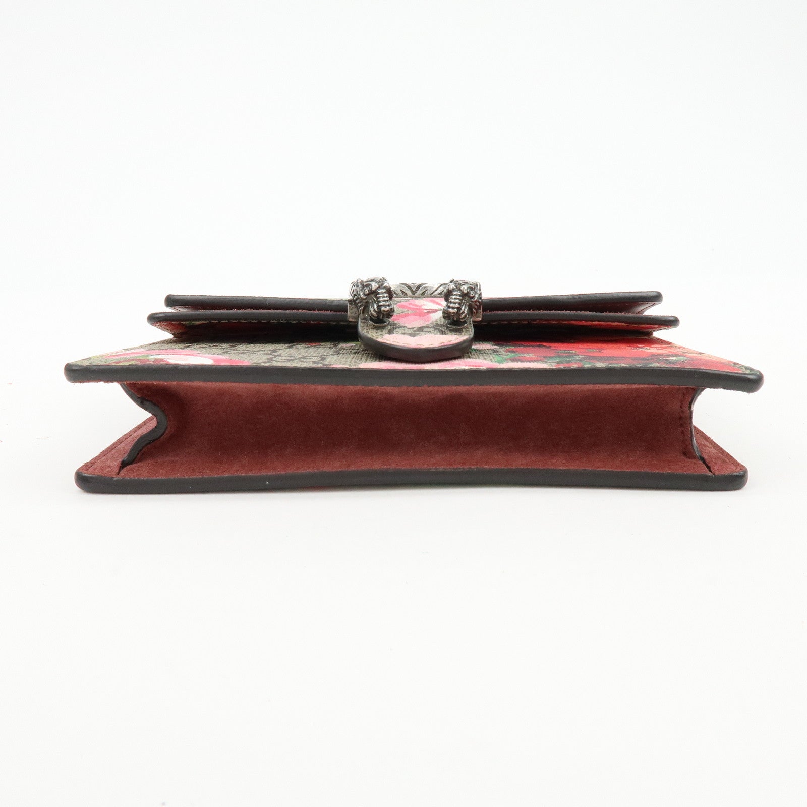 GUCCI Dionysus GG Supreme Suede Super Mini Chain Shoulder Bag