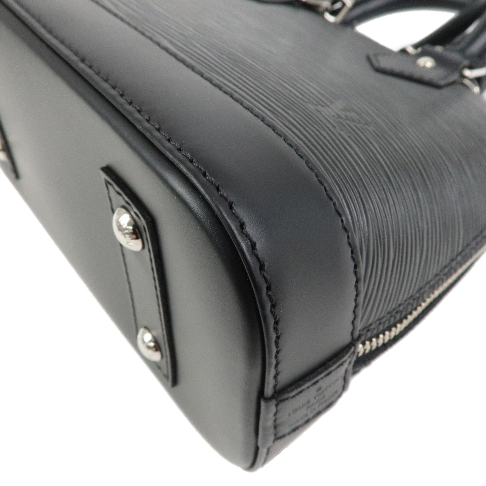 Louis Vuitton Epi Alma BB 2Way Hand Bag Shoulder Bag Noir M40862