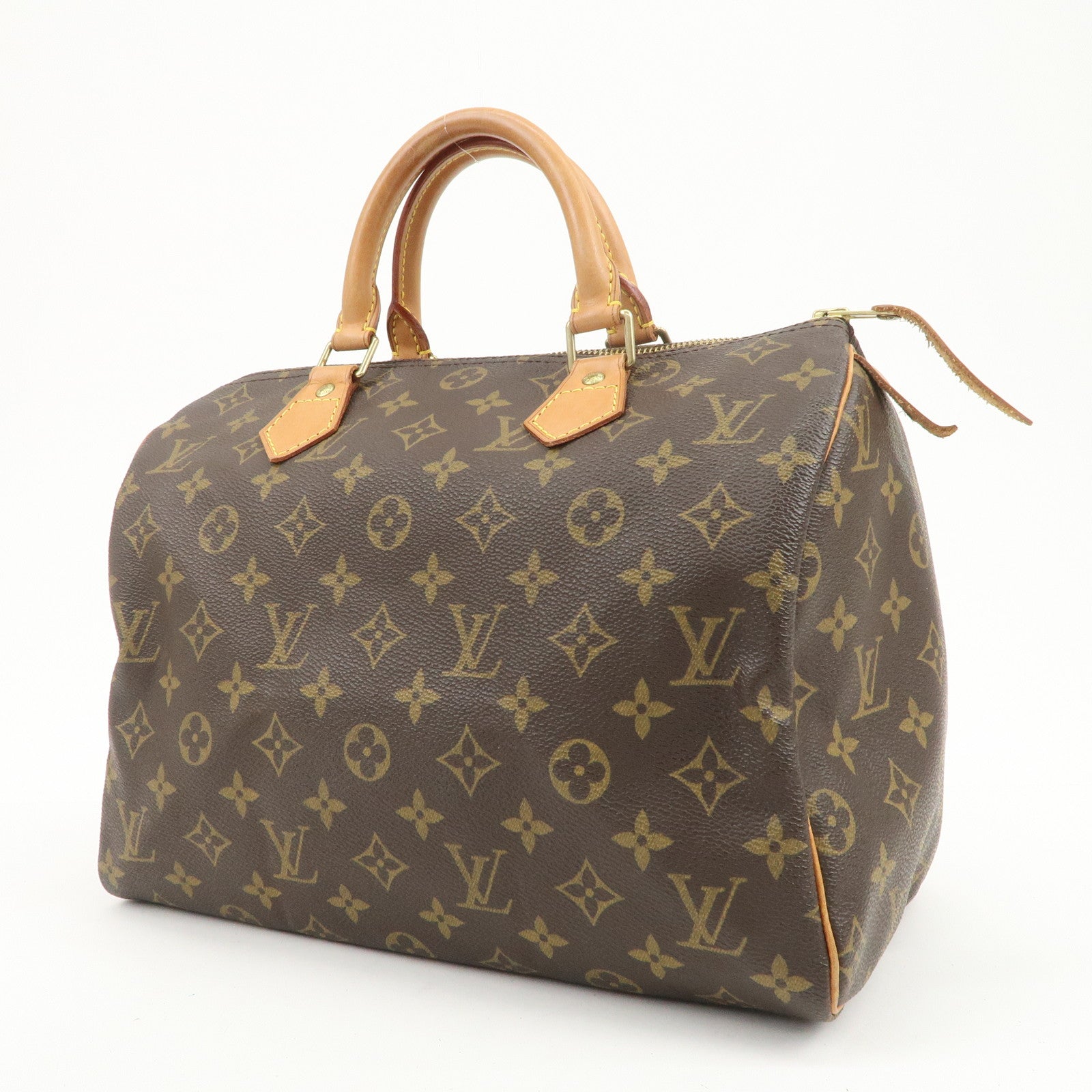 Louis Vuitton Monogram Speedy 30 Boston Bag Hand Bag Brown M41526