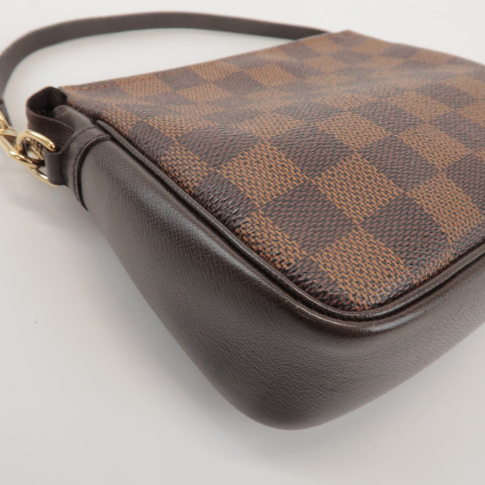 Louis Vuitton Damier Trousse Makeup Accessory Pouch Brown N51982