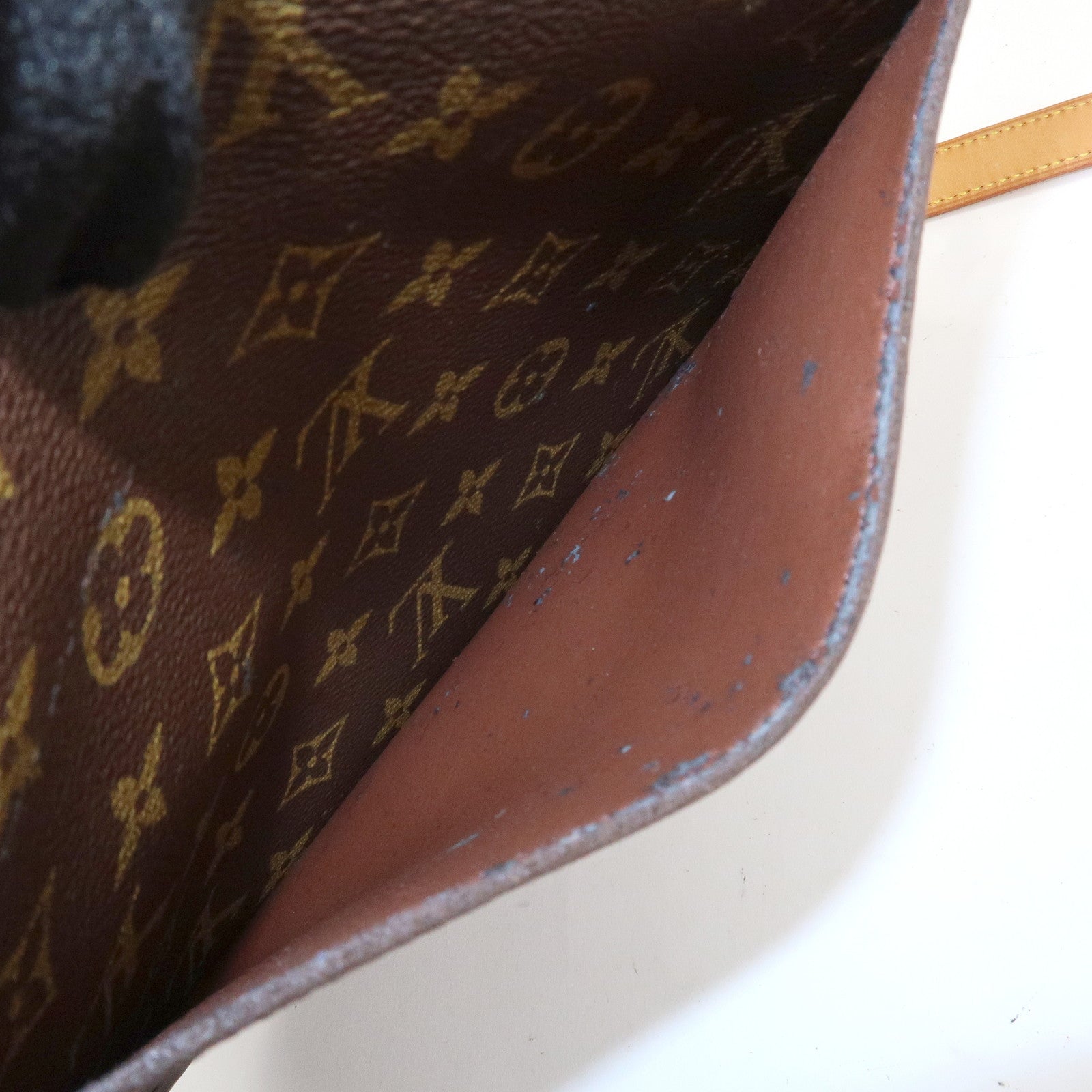 Louis Vuitton Monogram Saint Cloud GM Shoulder Bag Brown M51242 Used