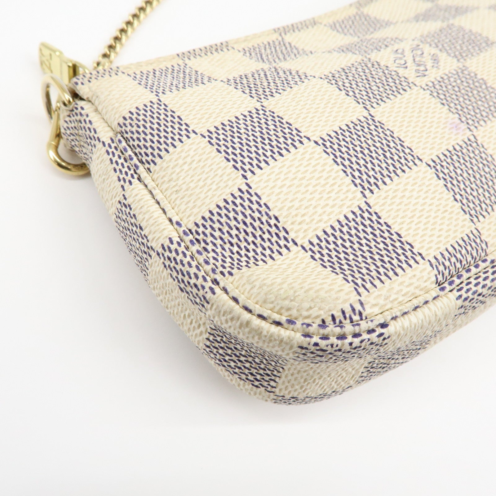 Louis Vuitton Damier Azur Mini Pochette Accesoire Pouch N58010