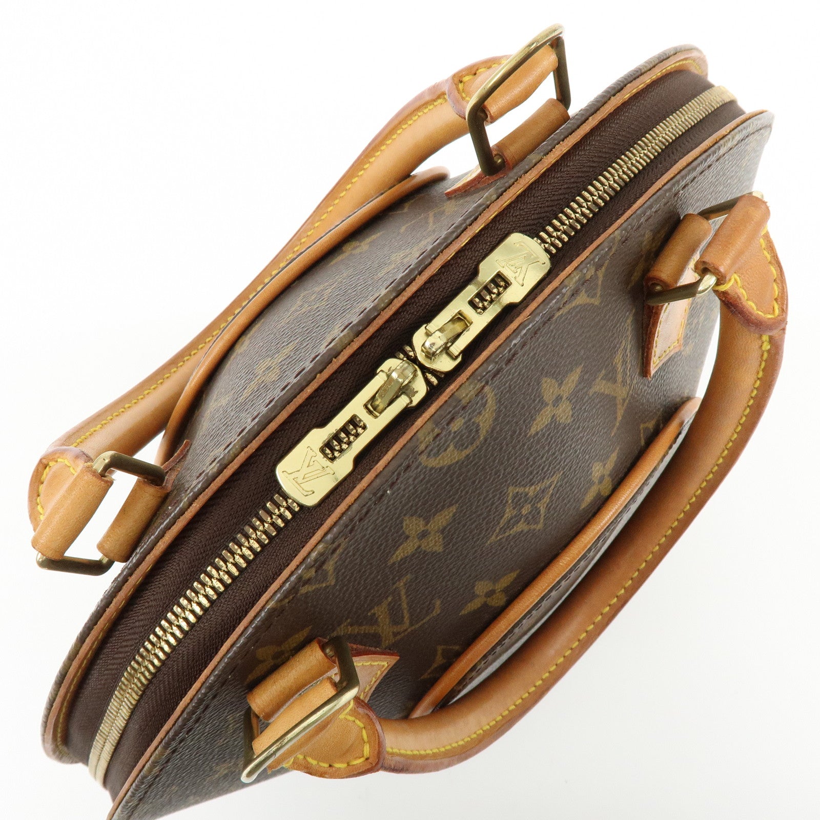 Louis Vuitton Monogram Ellipse PM Hand Bag Brown M51127