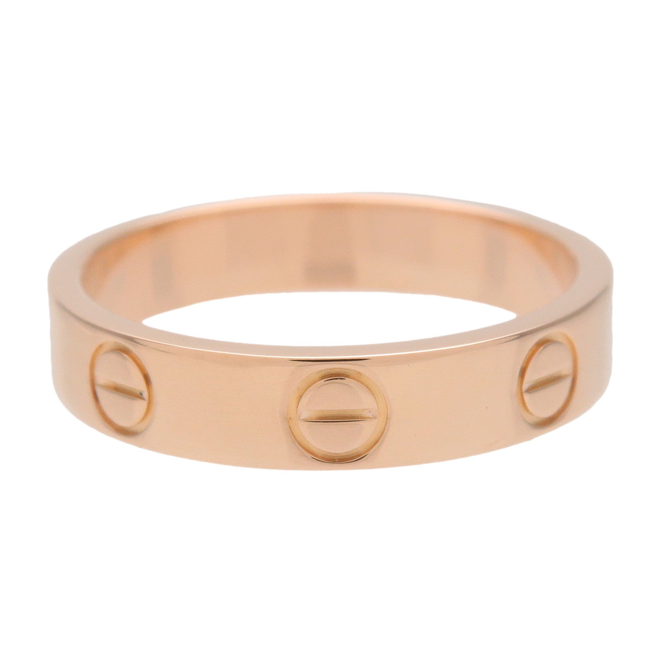 Cartier Mini Love Ring K18 750PG Rose Gold #49 US5 EU49 HK10.5