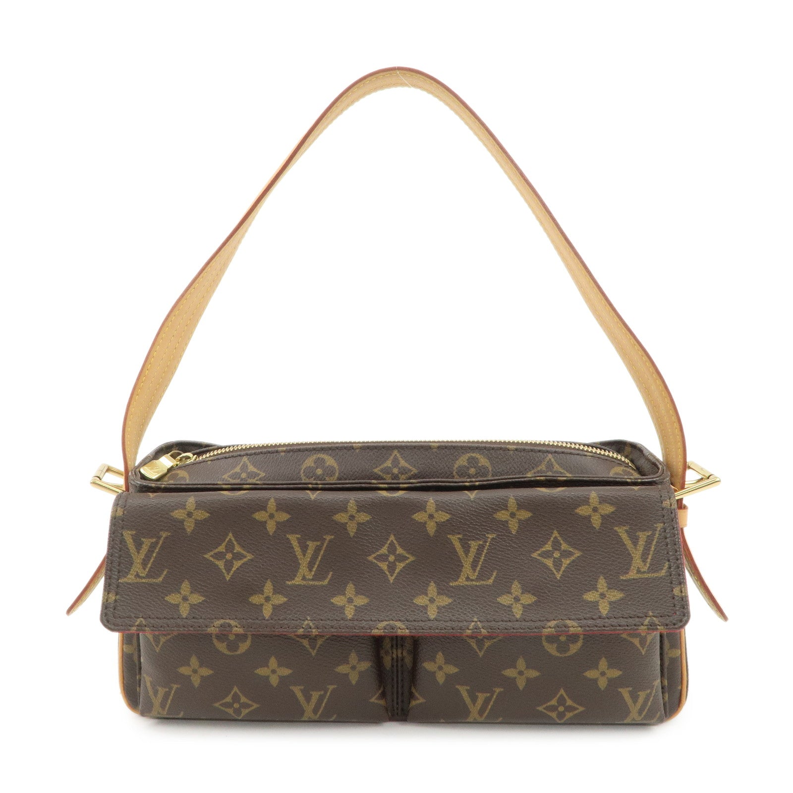 Louis Vuitton Monogram Viva Cite Shoulder Bag Hand Bag Brown M51164